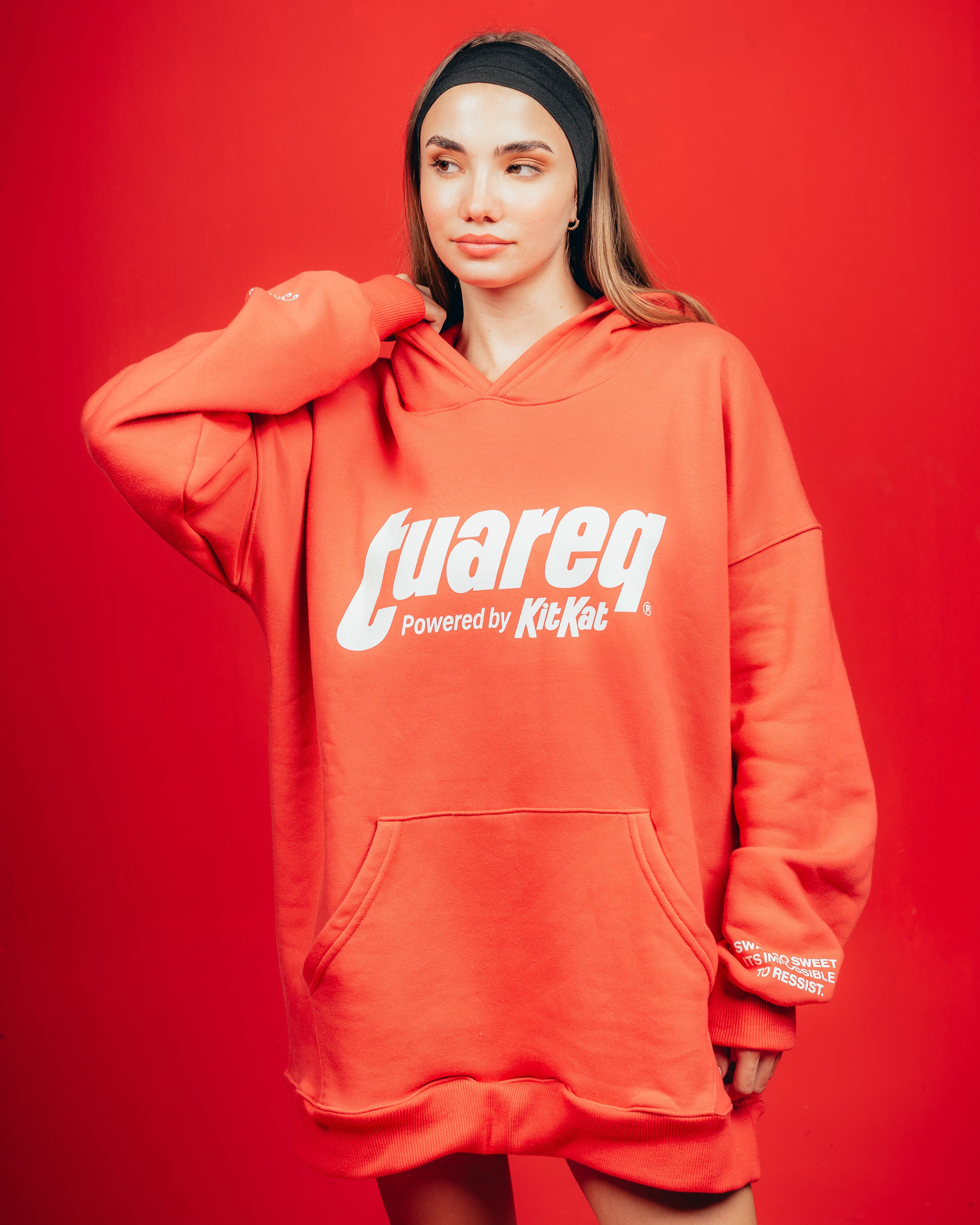 HOODIE PESADO CANDY [ KIT KAT ] RED