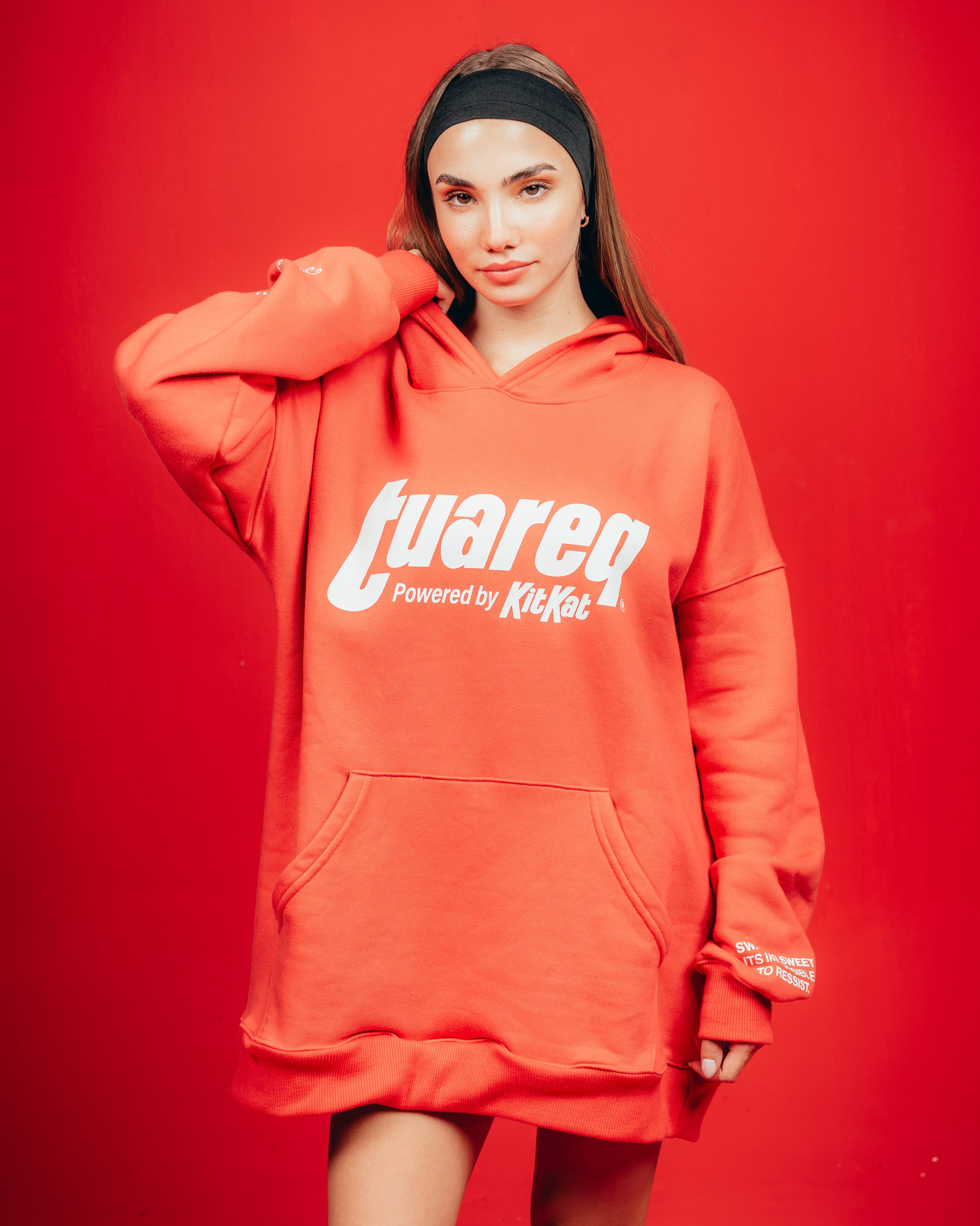 HOODIE PESADO CANDY [ KIT KAT ] RED
