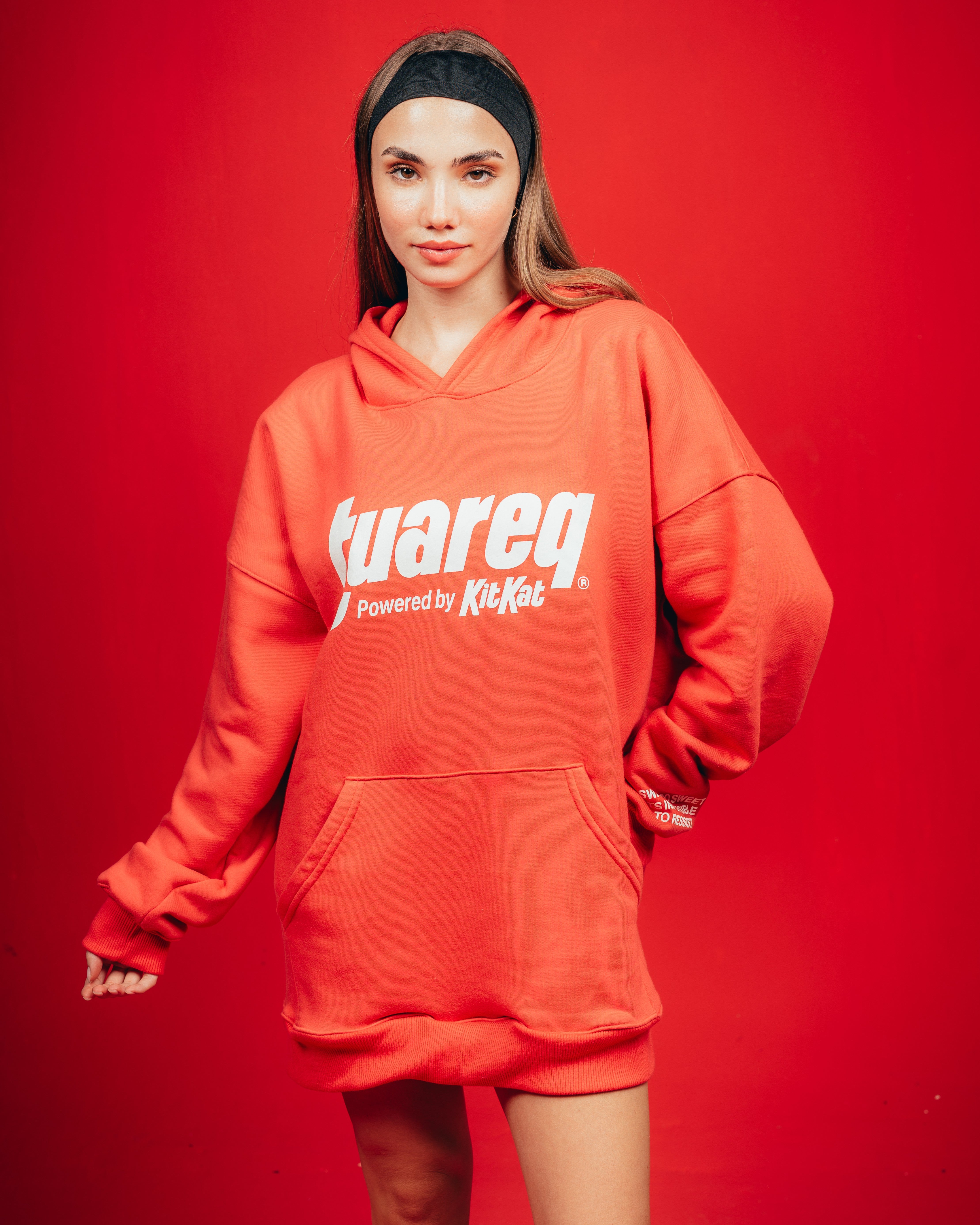 HOODIE PESADO CANDY [ KIT KAT ] RED