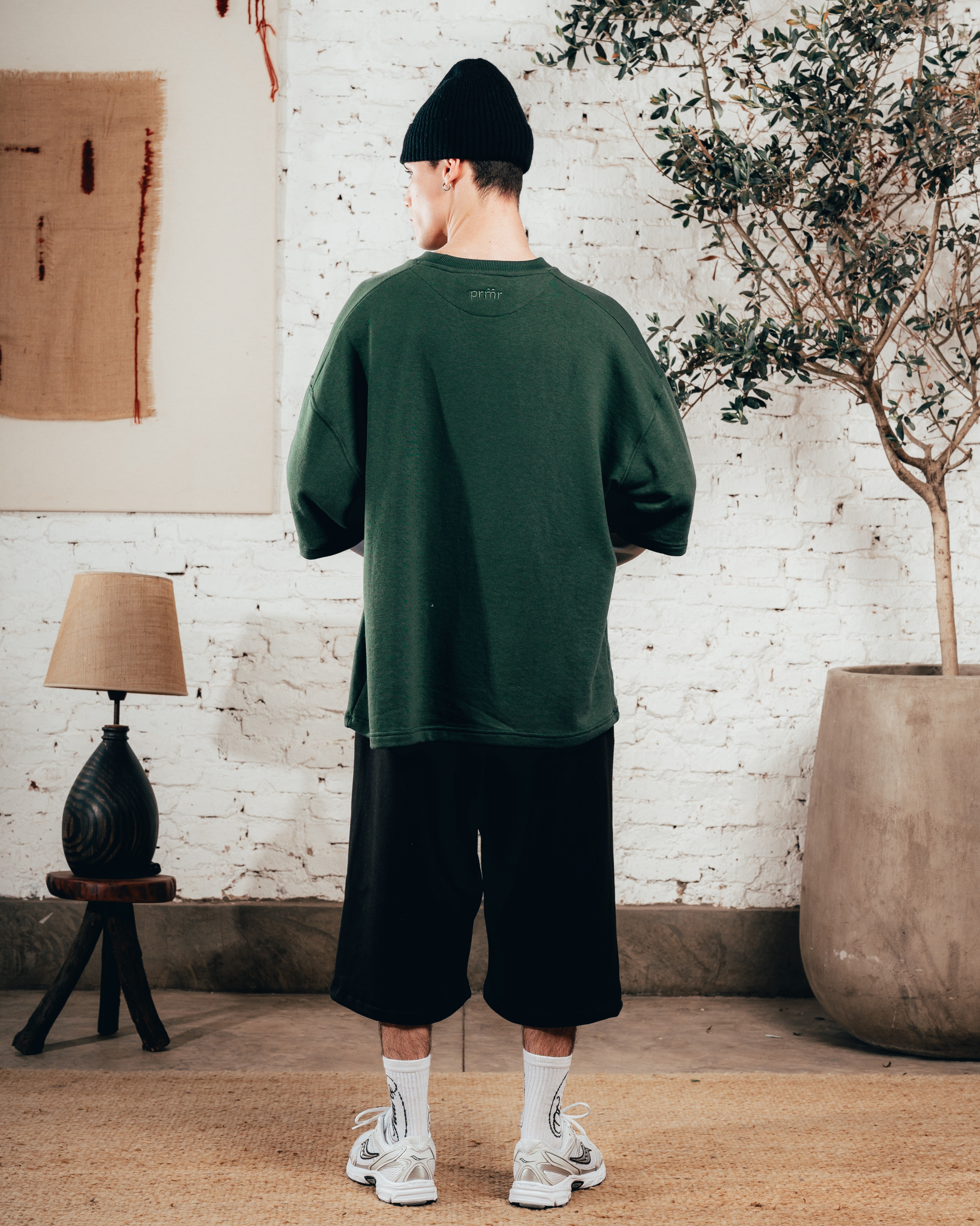 CREWNECK DOBLE MANGA [ PRIMARI ] IRISH GREEN
