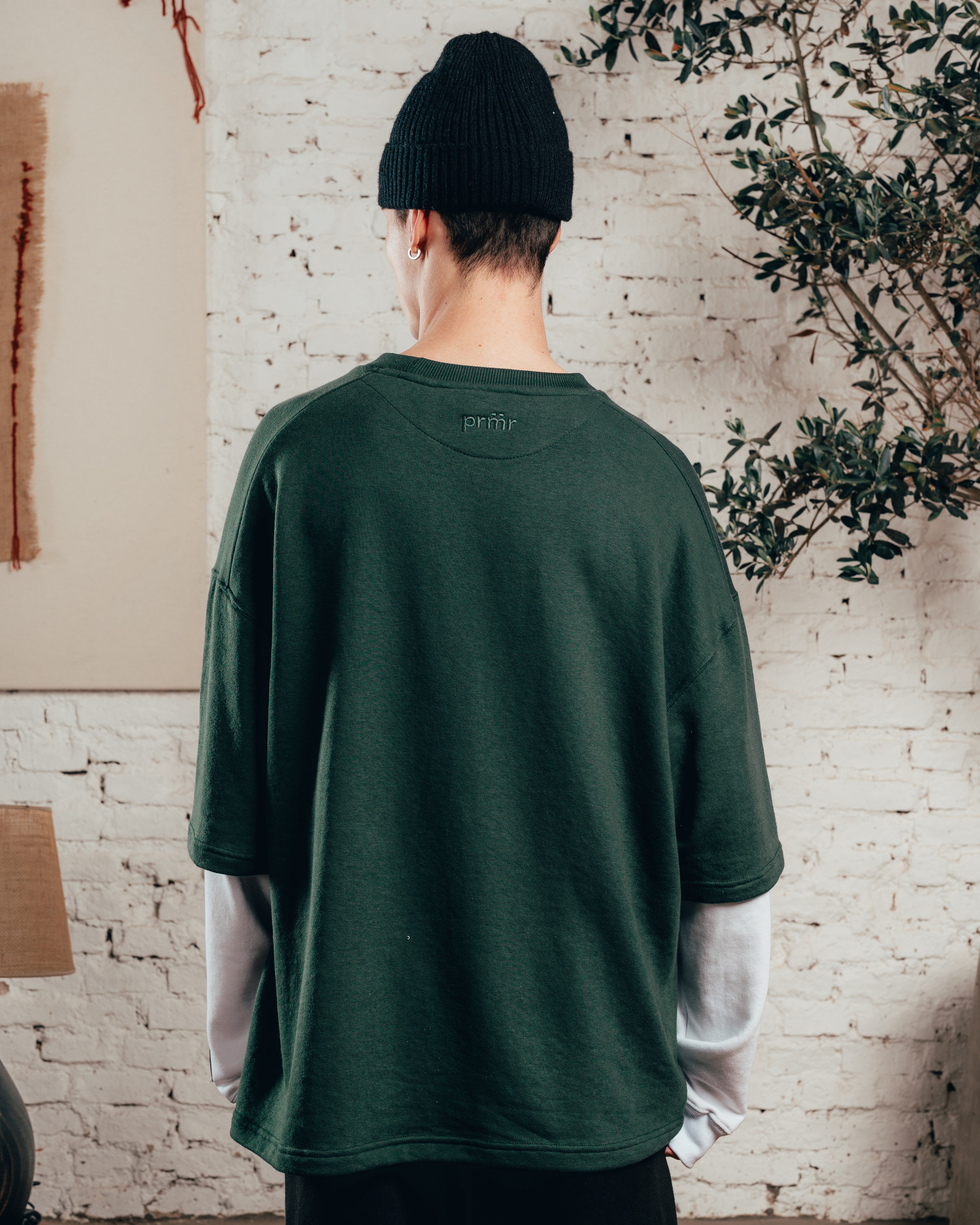 CREWNECK DOBLE MANGA [ PRIMARI ] IRISH GREEN