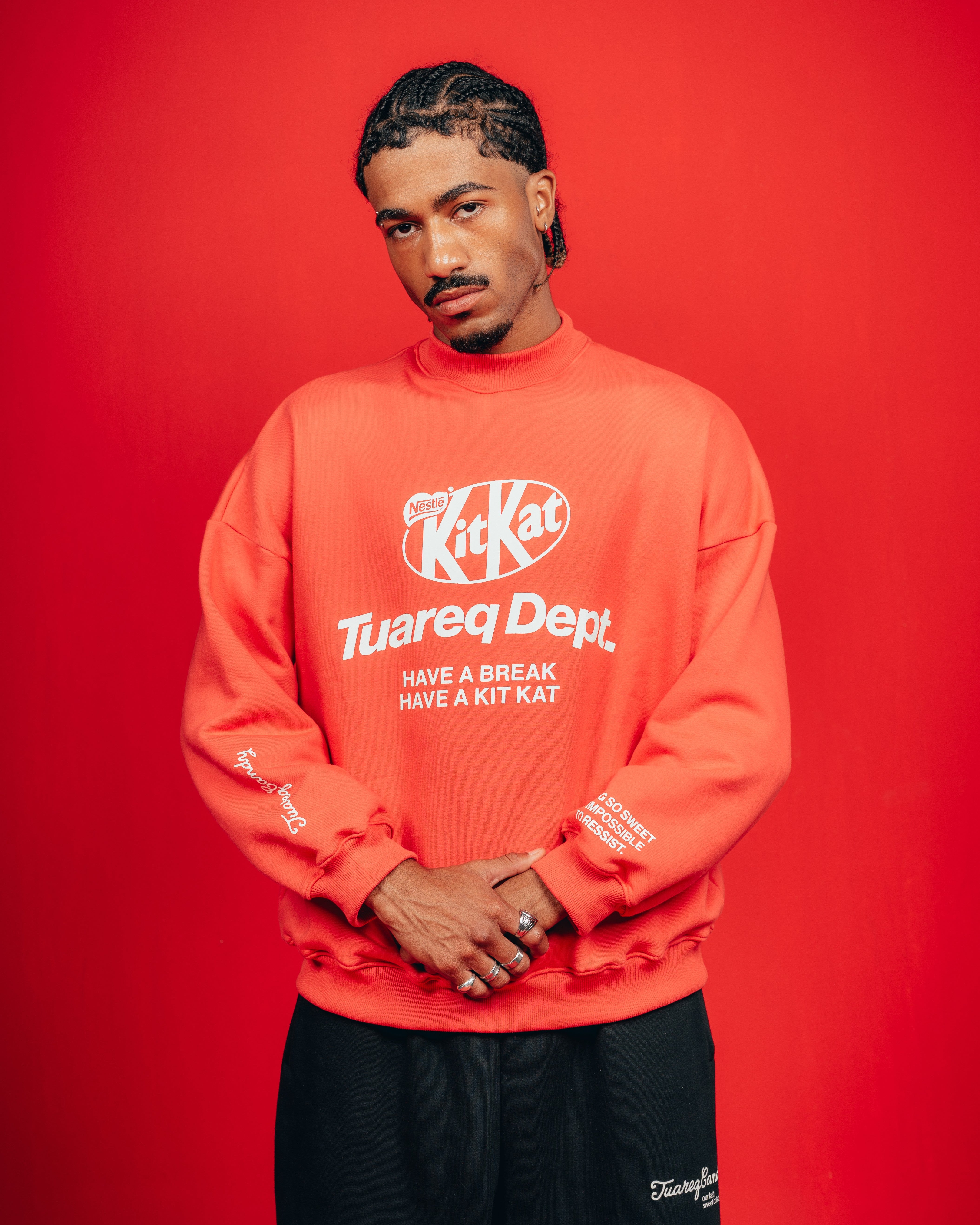 CREWNECK CANDY [ KIT KAT ] RED
