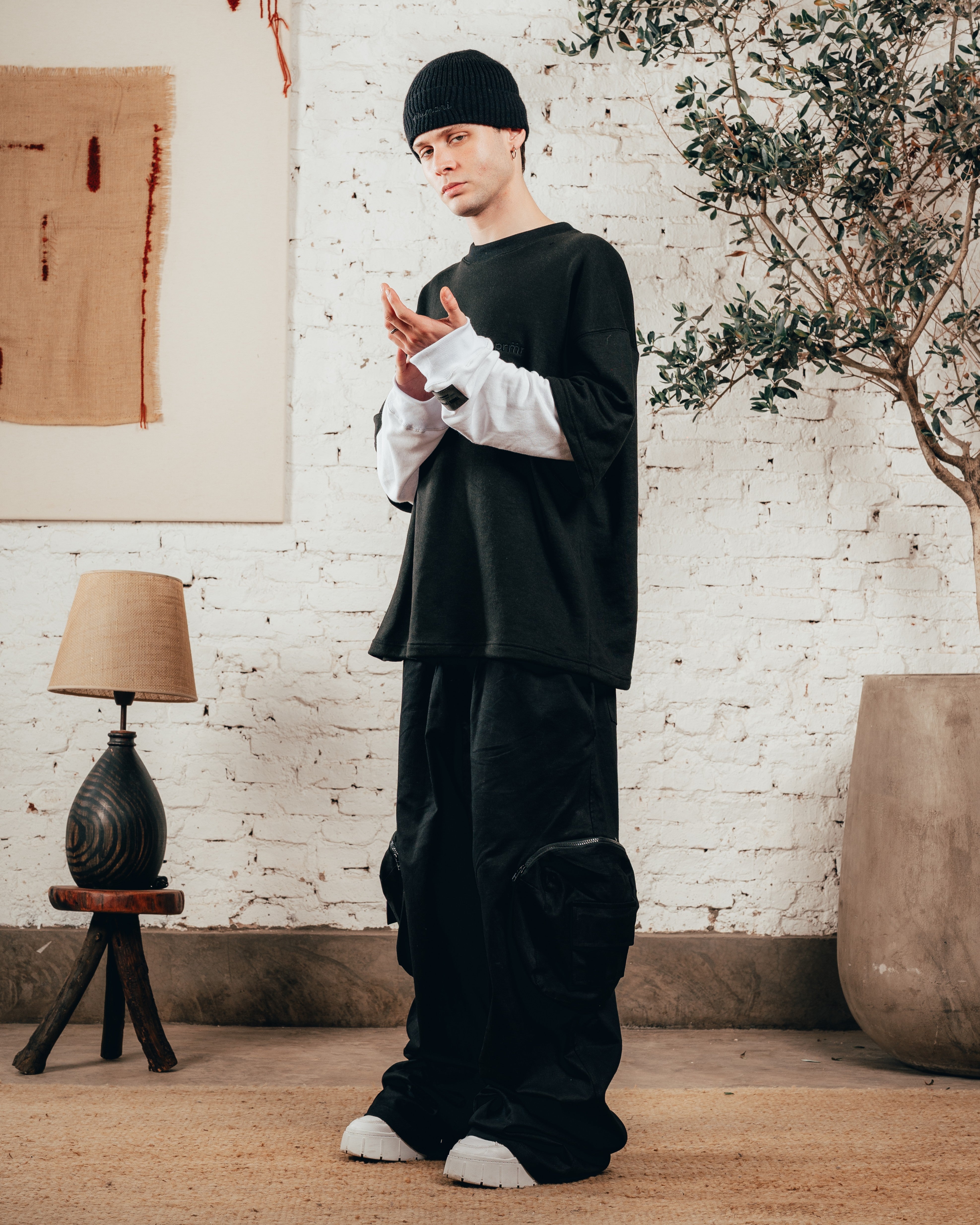 JEAN MEGA CARGO [ PRIMARI ] BLACK