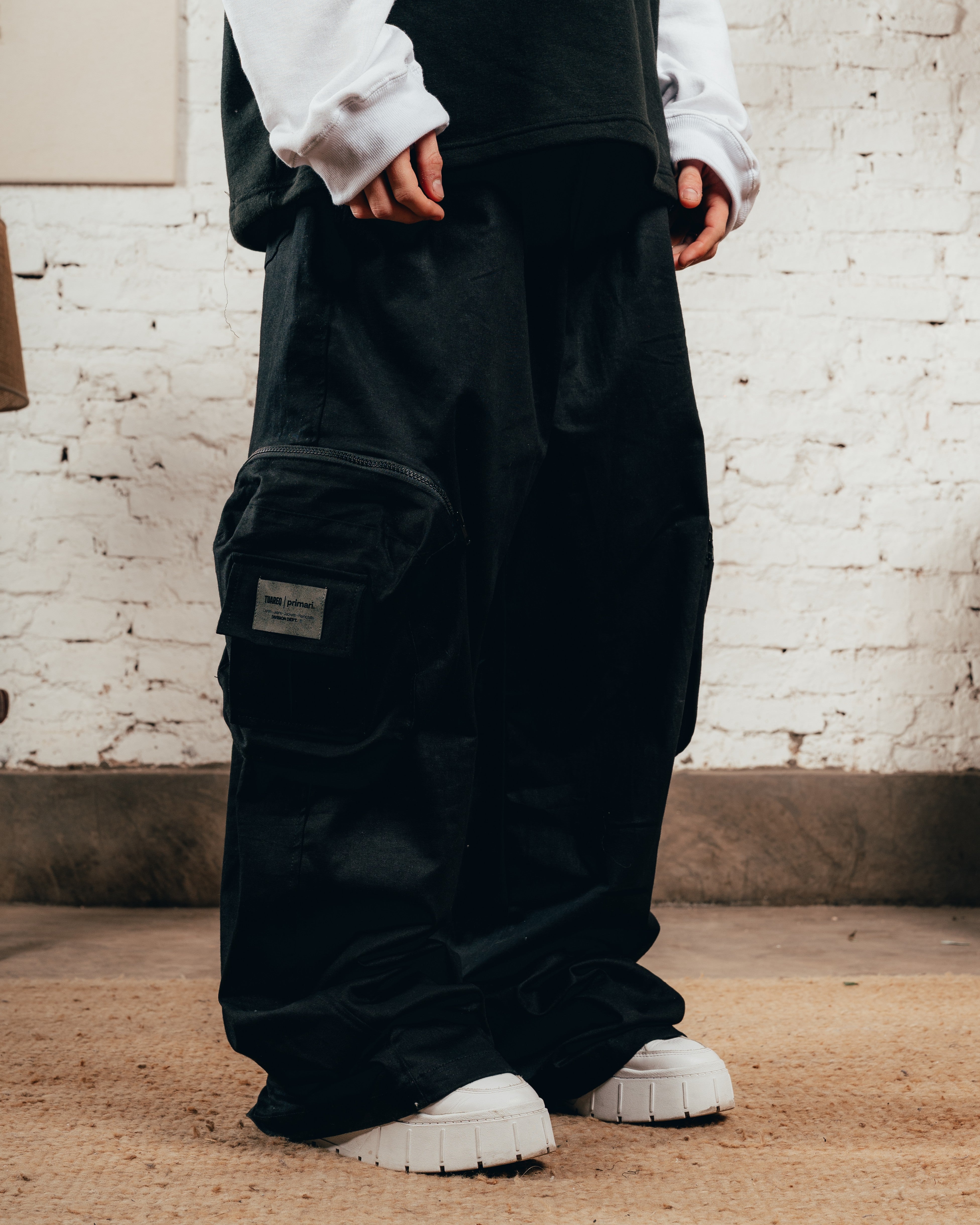 JEAN MEGA CARGO [ PRIMARI ] BLACK
