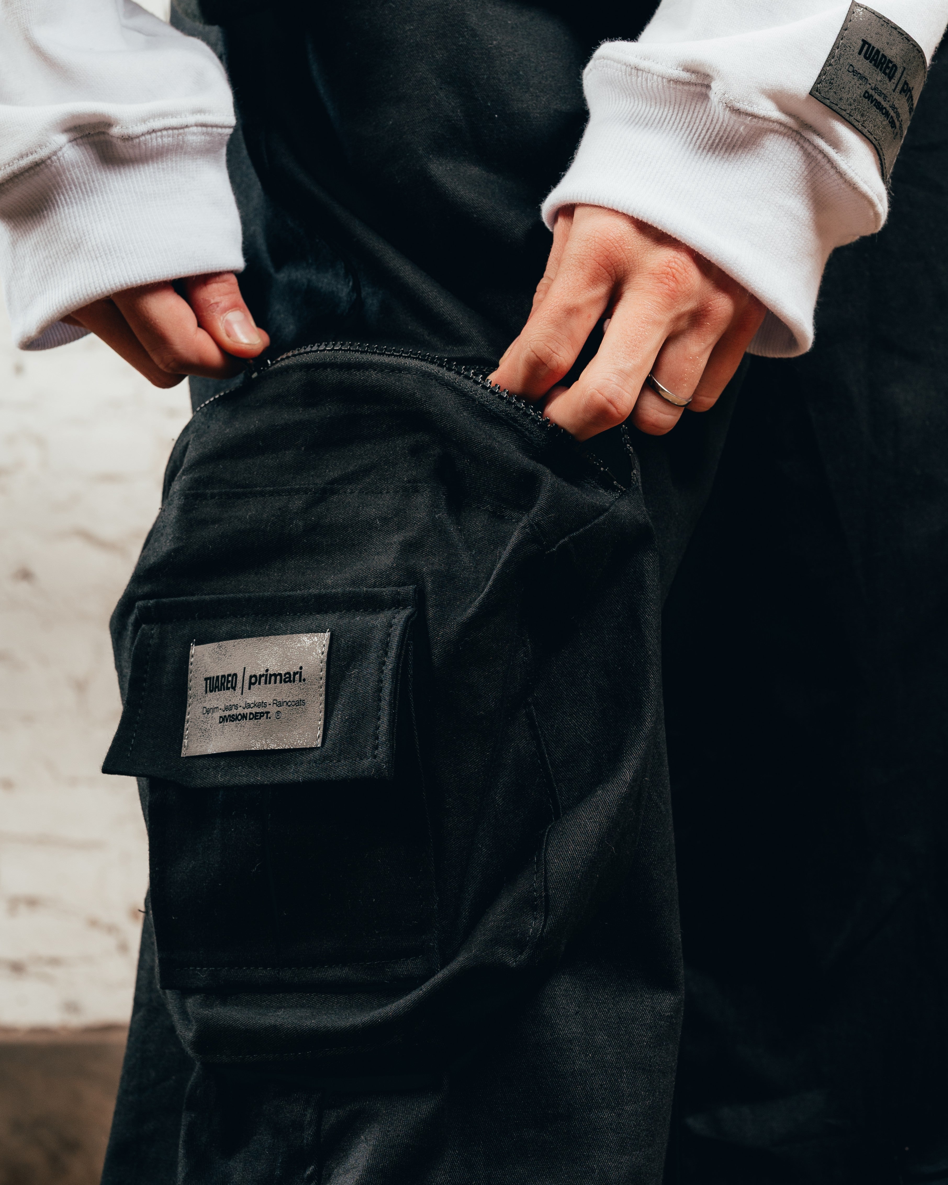 JEAN MEGA CARGO [ PRIMARI ] BLACK