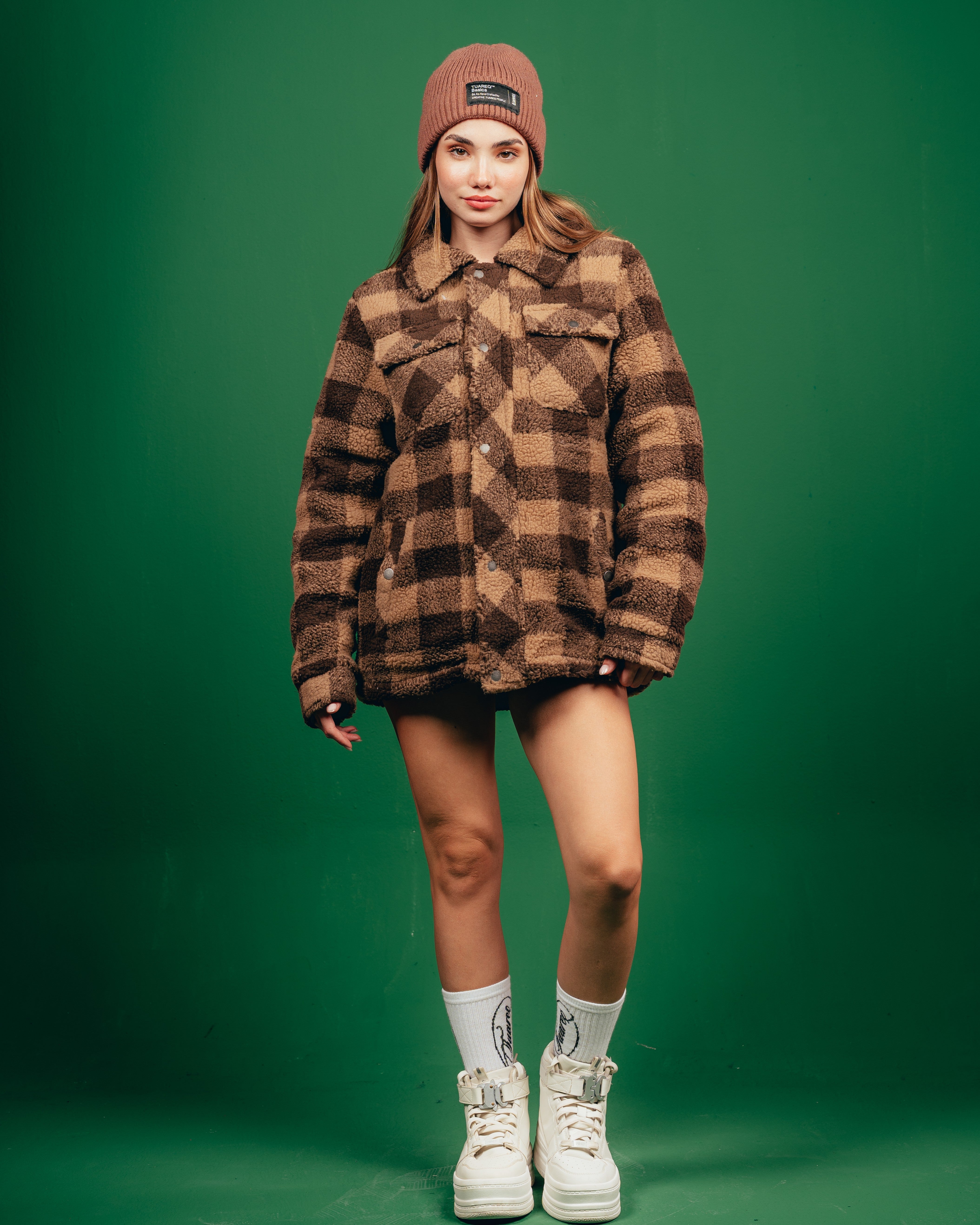 CAMPERON REVERSIBLE  [ CANDY ] CUADRILLE BROWN