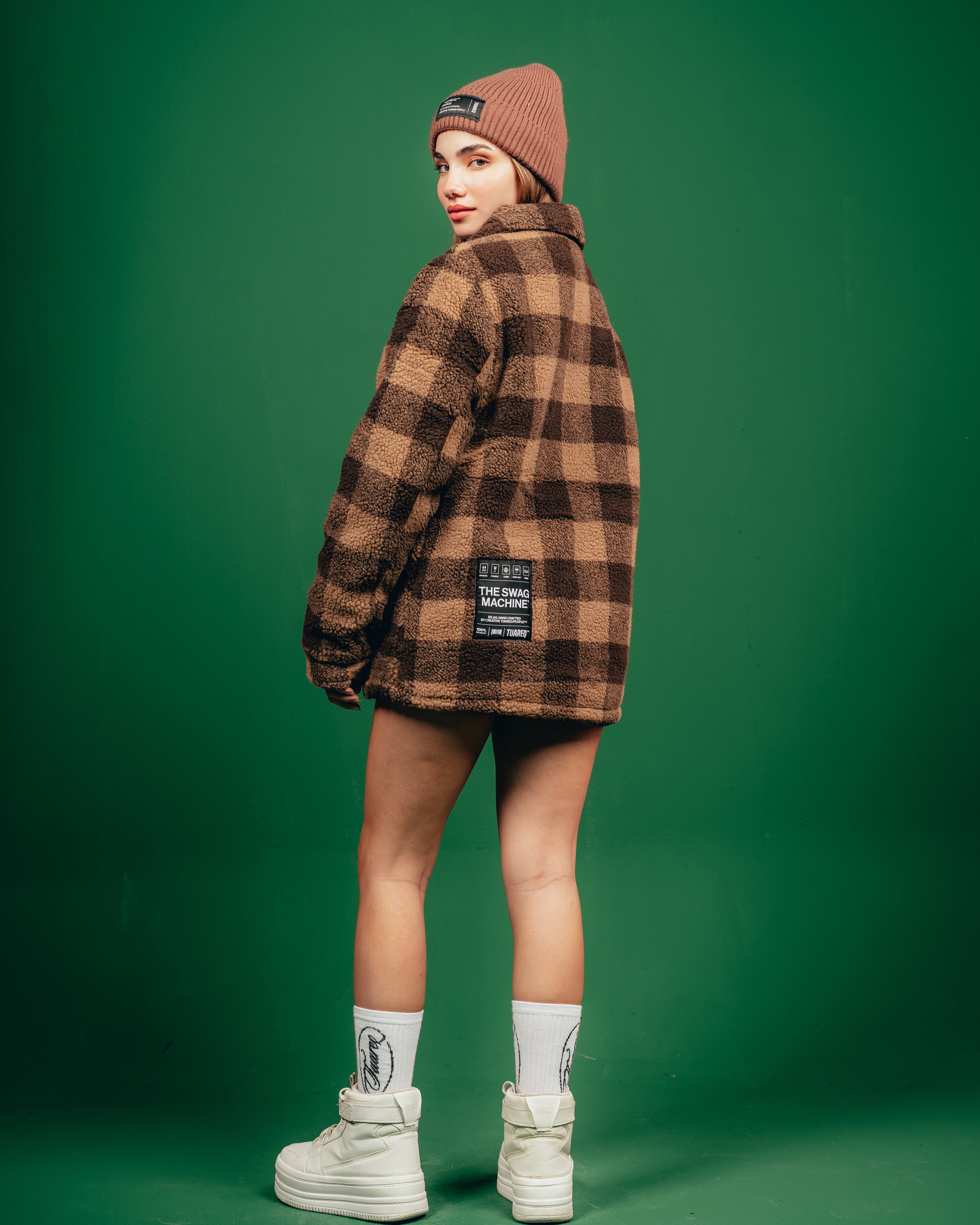 CAMPERON REVERSIBLE  [ CANDY ] CUADRILLE BROWN