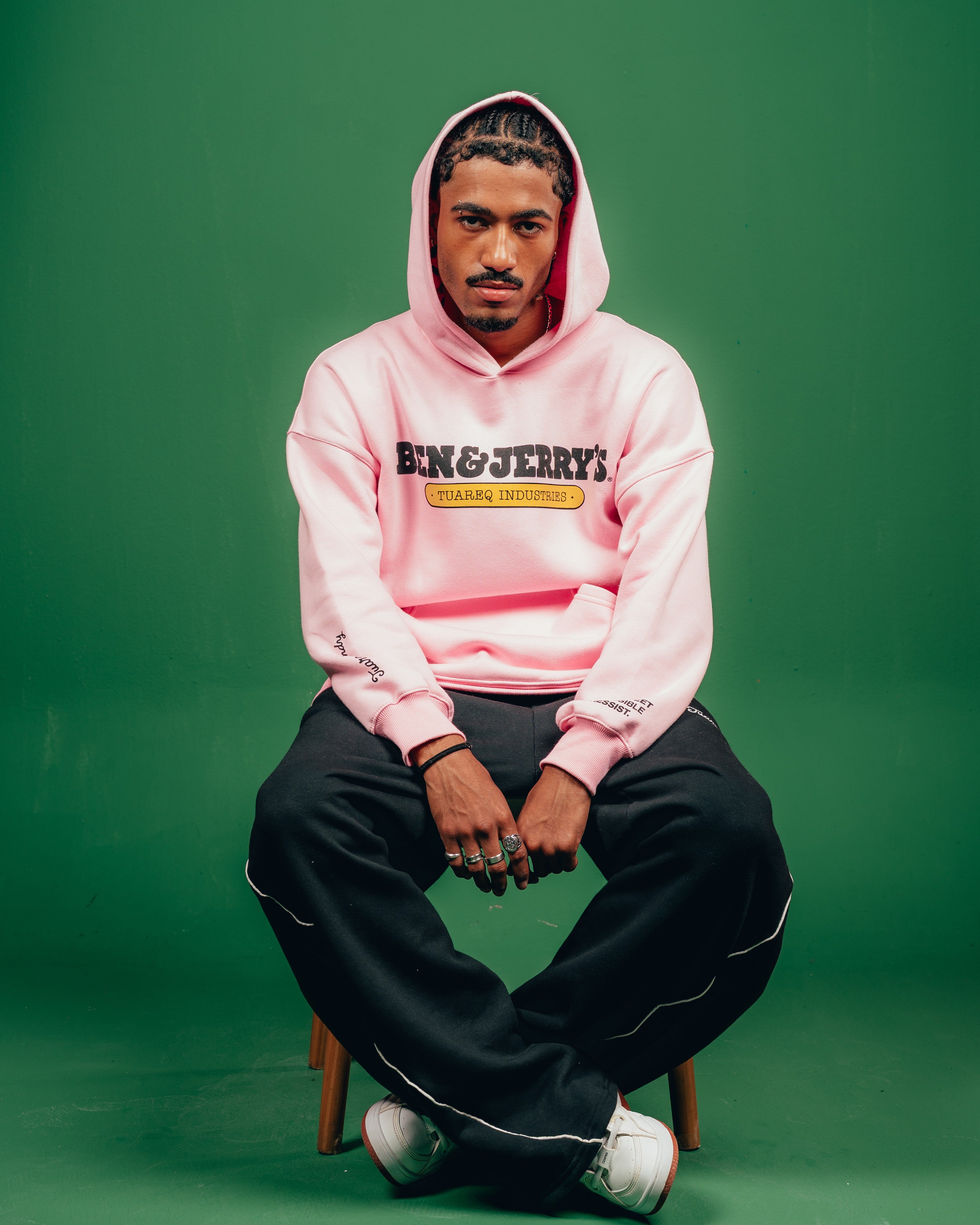 HOODIE PESADO CANDY [ B&J ] BABY ROSE