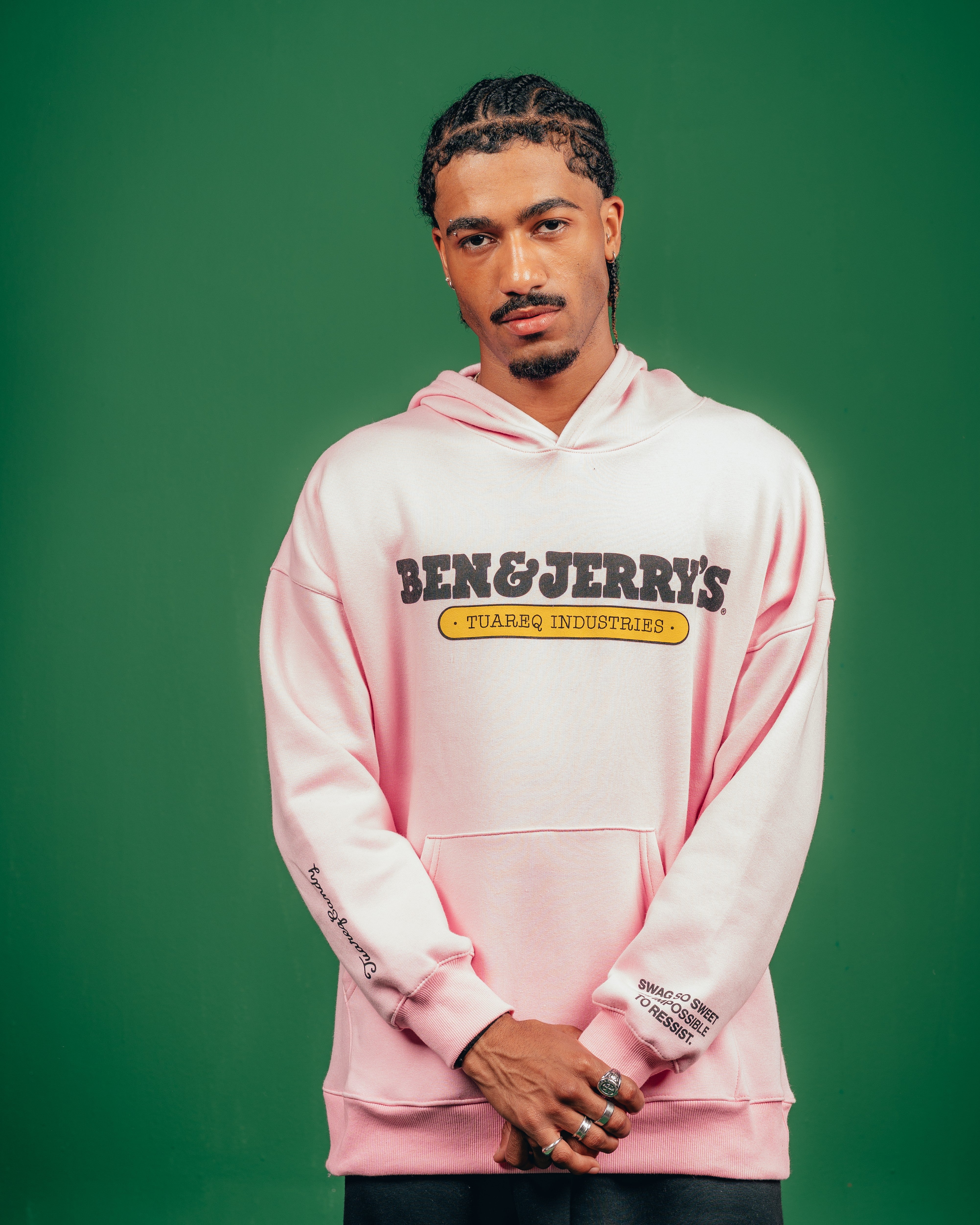 HOODIE PESADO CANDY [ B&J ] BABY ROSE