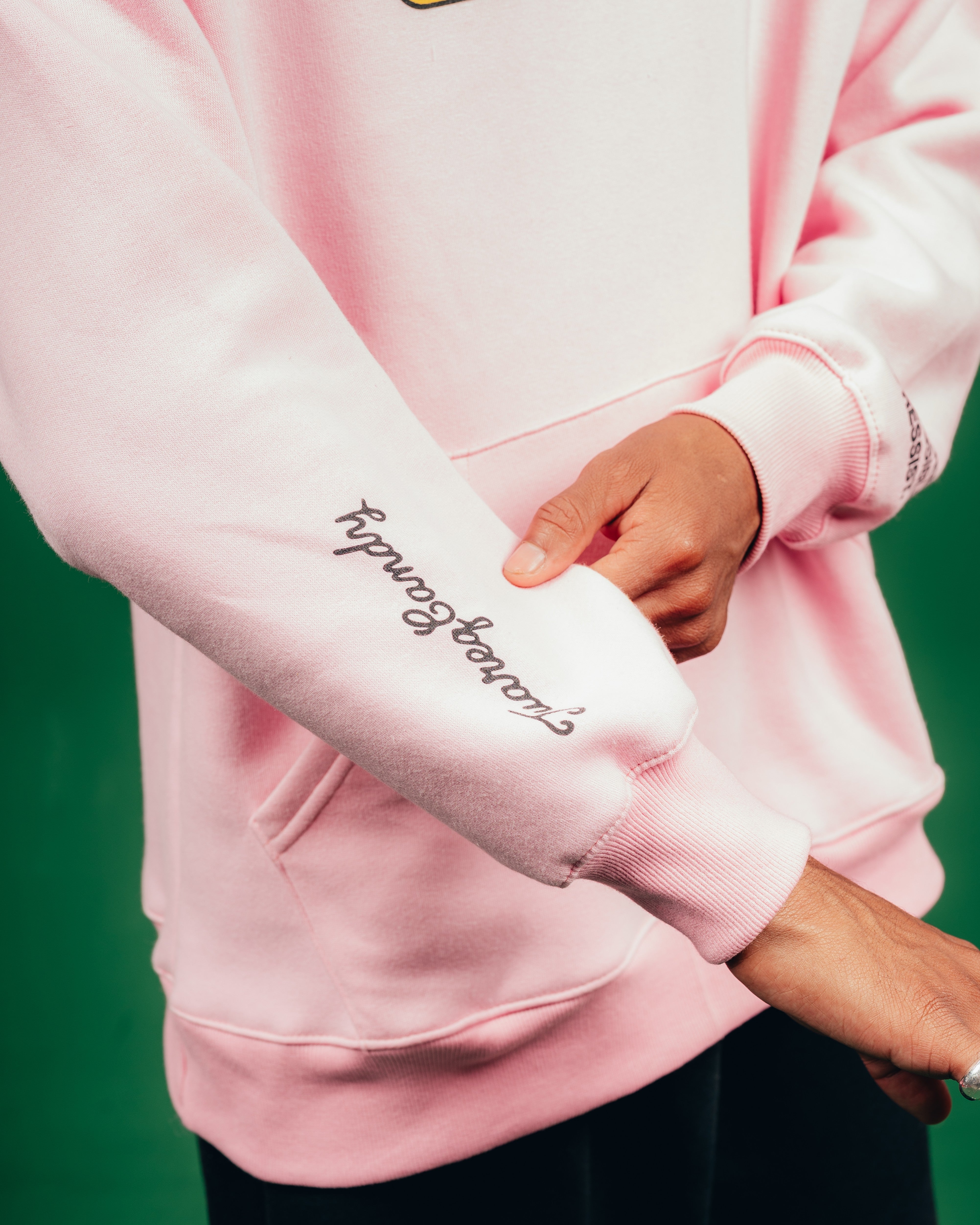 HOODIE PESADO CANDY [ B&J ] BABY ROSE