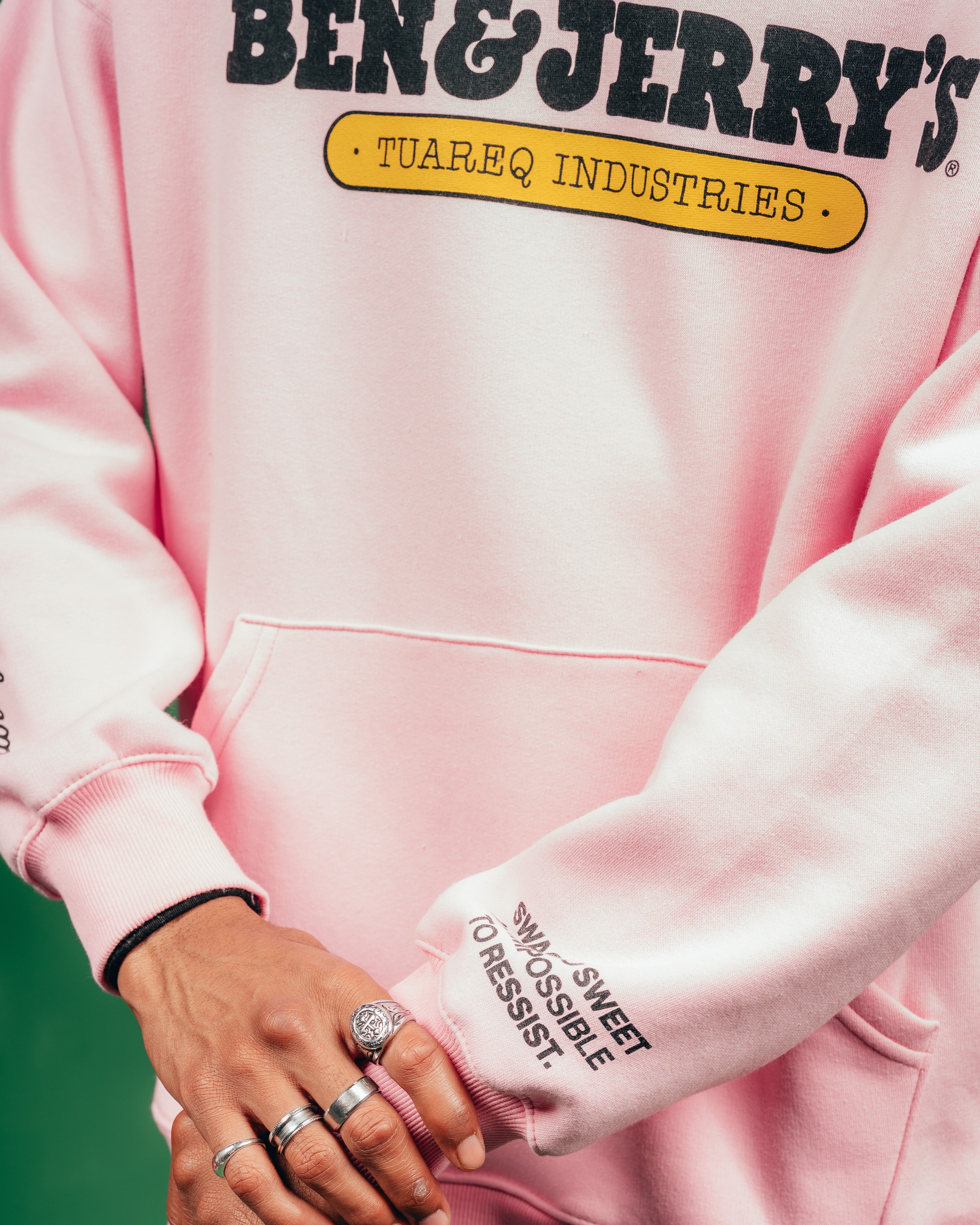 HOODIE PESADO CANDY [ B&J ] BABY ROSE