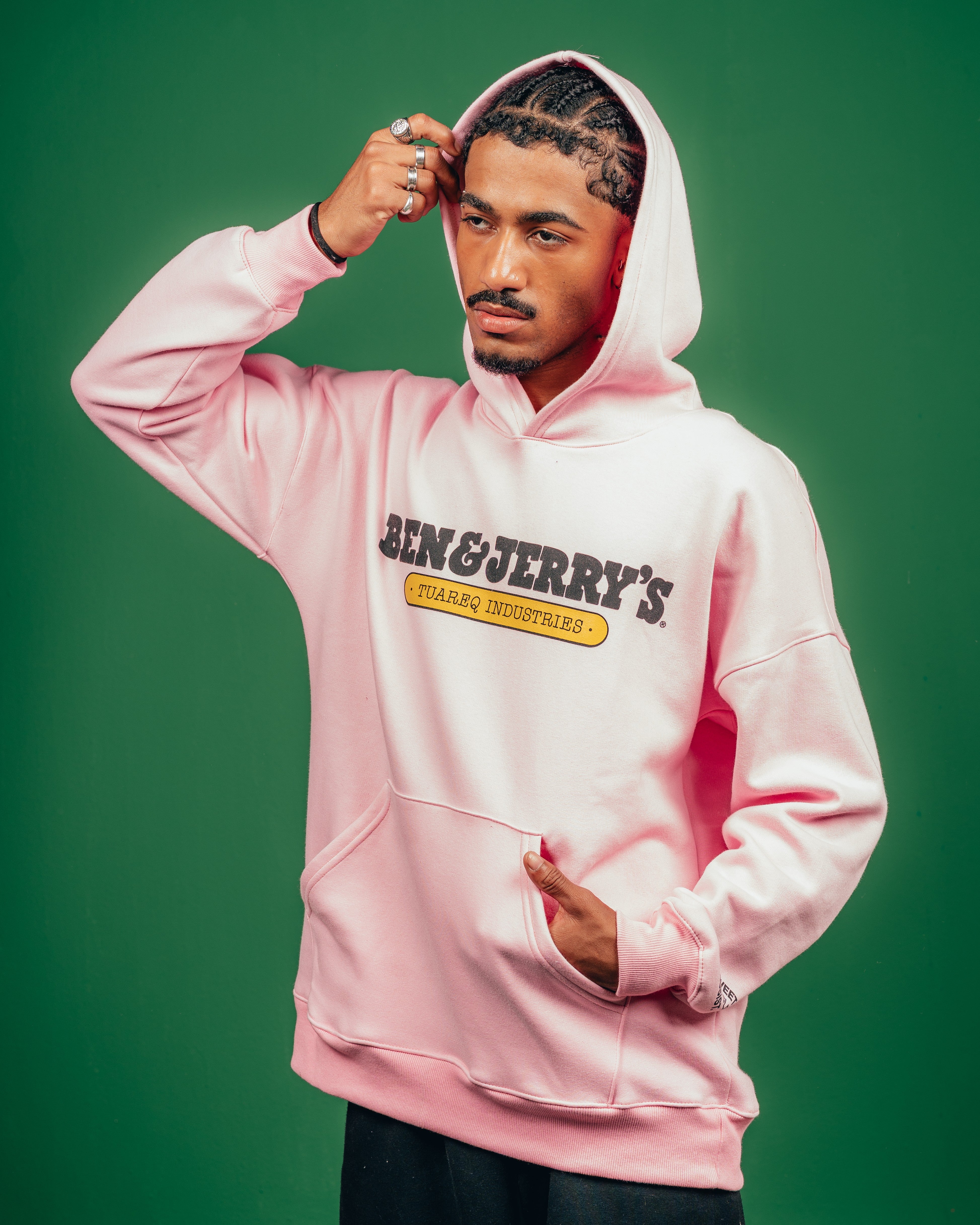 HOODIE PESADO CANDY [ B&J ] BABY ROSE