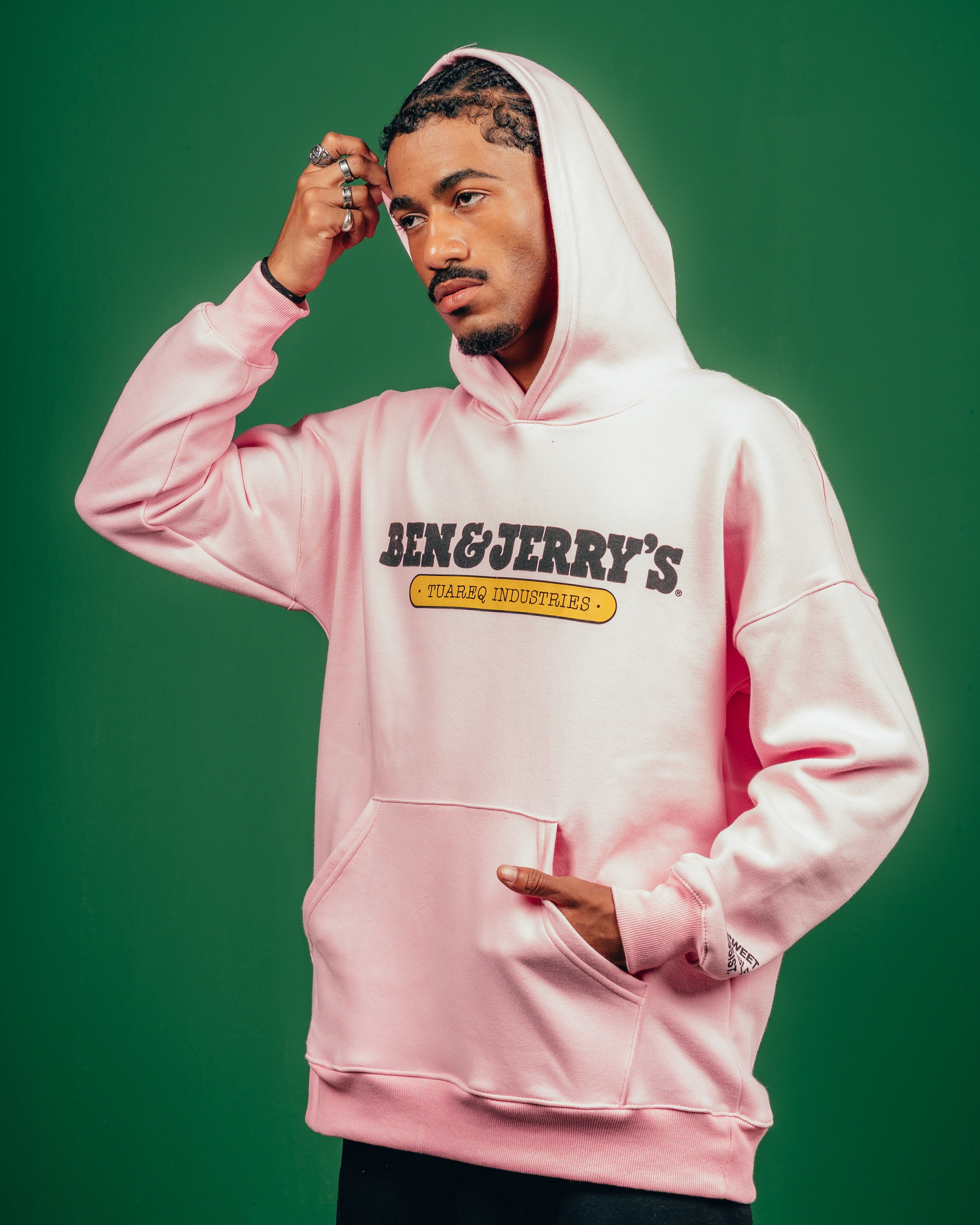 HOODIE PESADO CANDY [ B&J ] BABY ROSE
