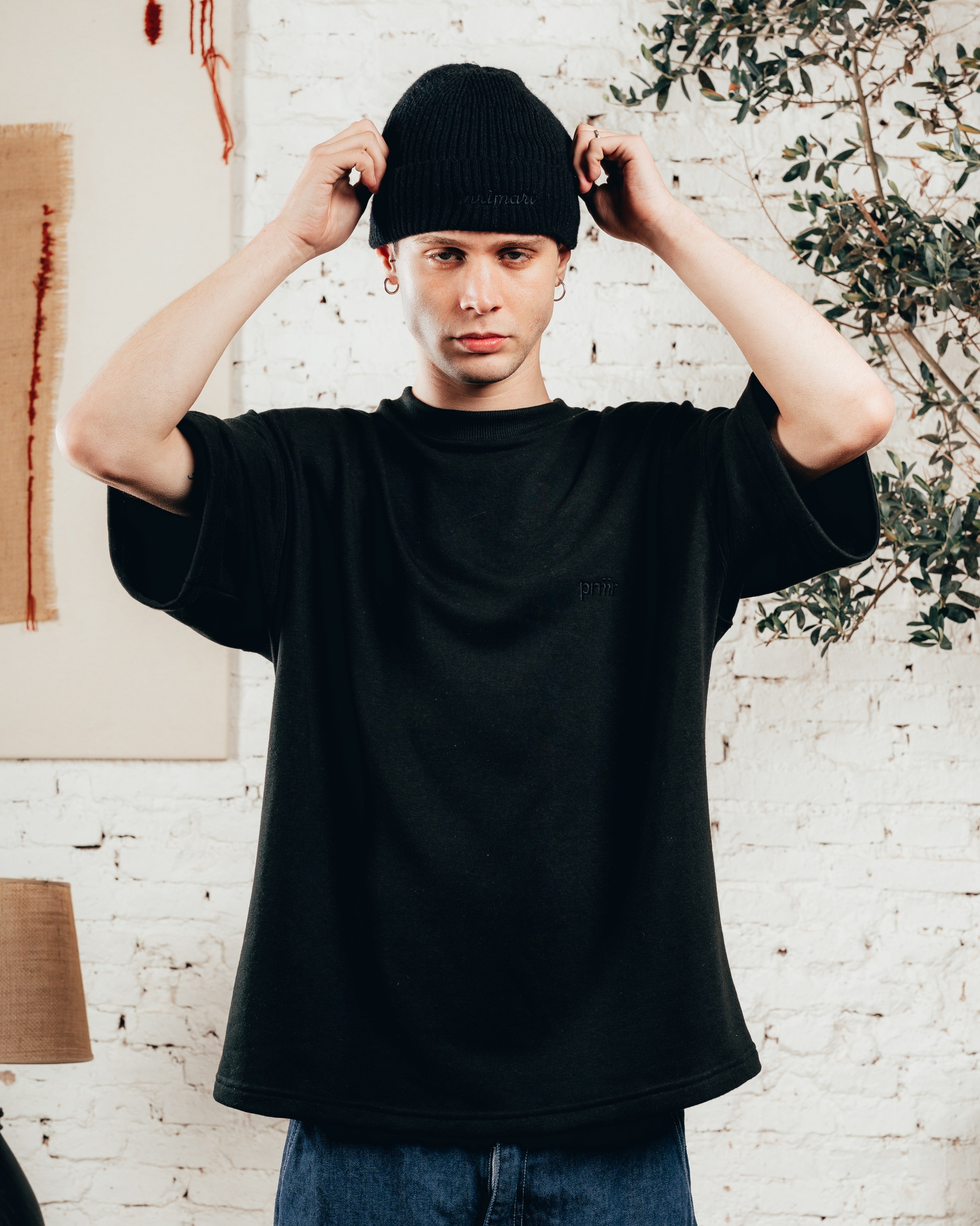 KIMONO PESADO OVERSIZED [ PRIMARI ] LISO BLACK