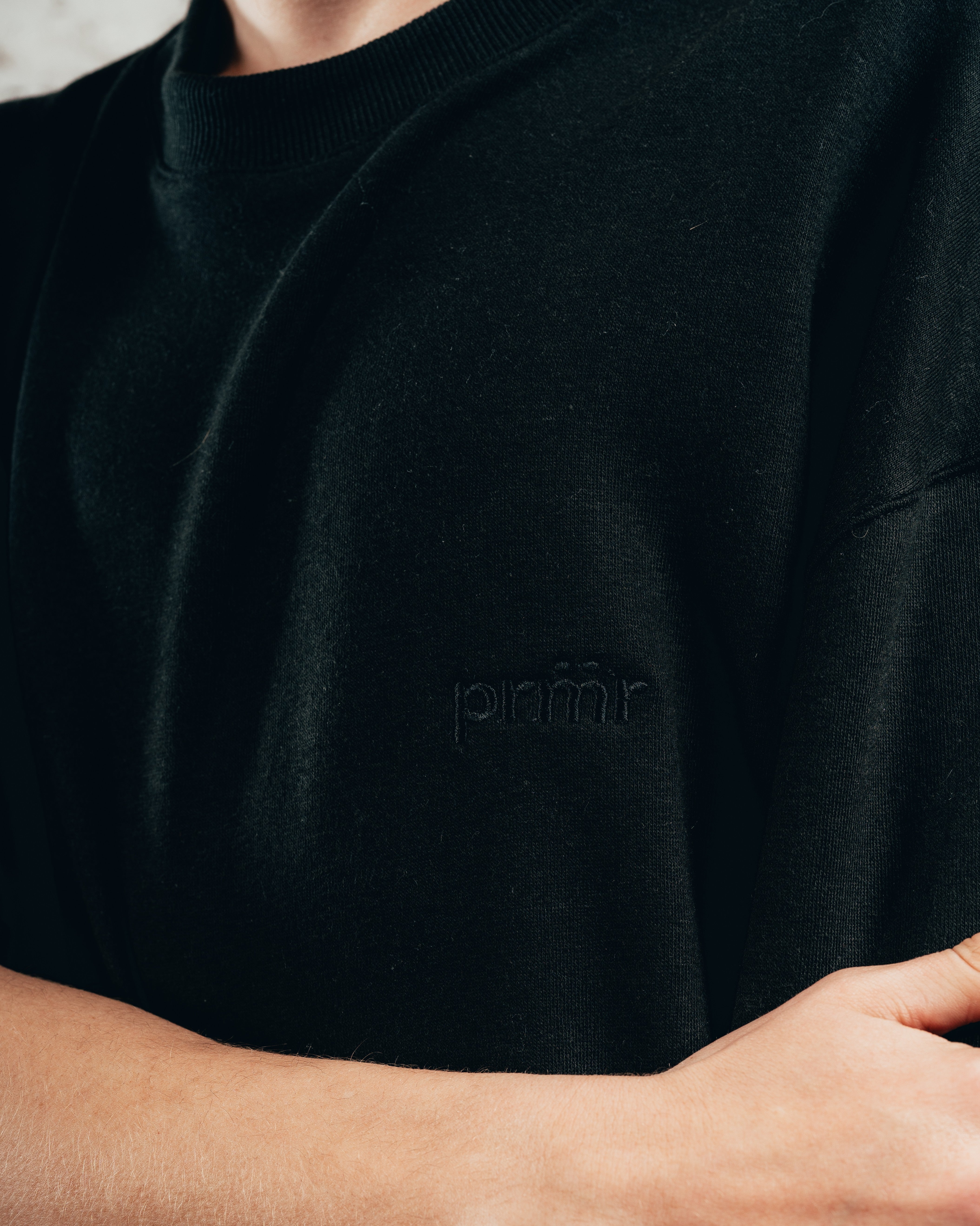 KIMONO PESADO OVERSIZED [ PRIMARI ] LISO BLACK
