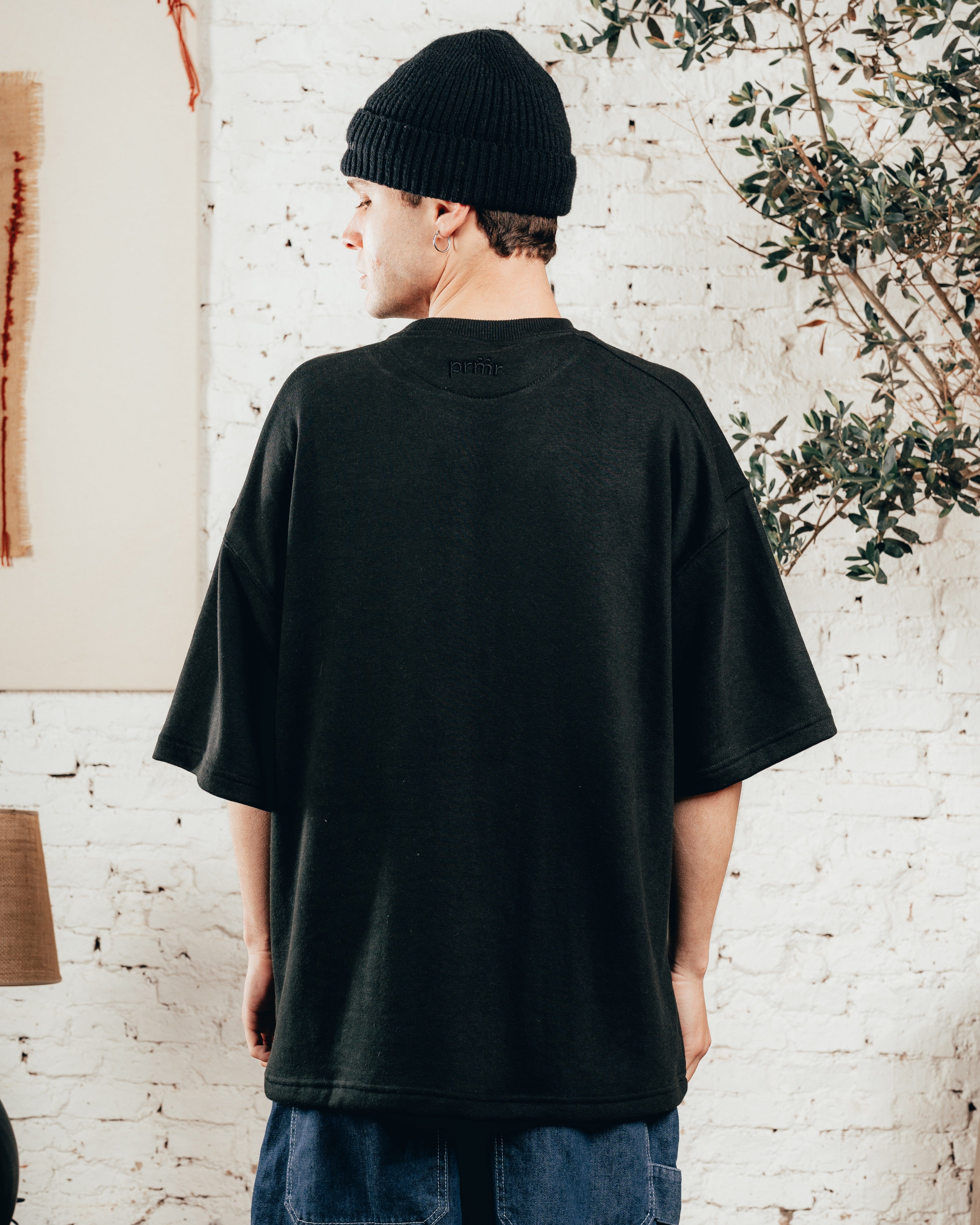 KIMONO PESADO OVERSIZED [ PRIMARI ] LISO BLACK
