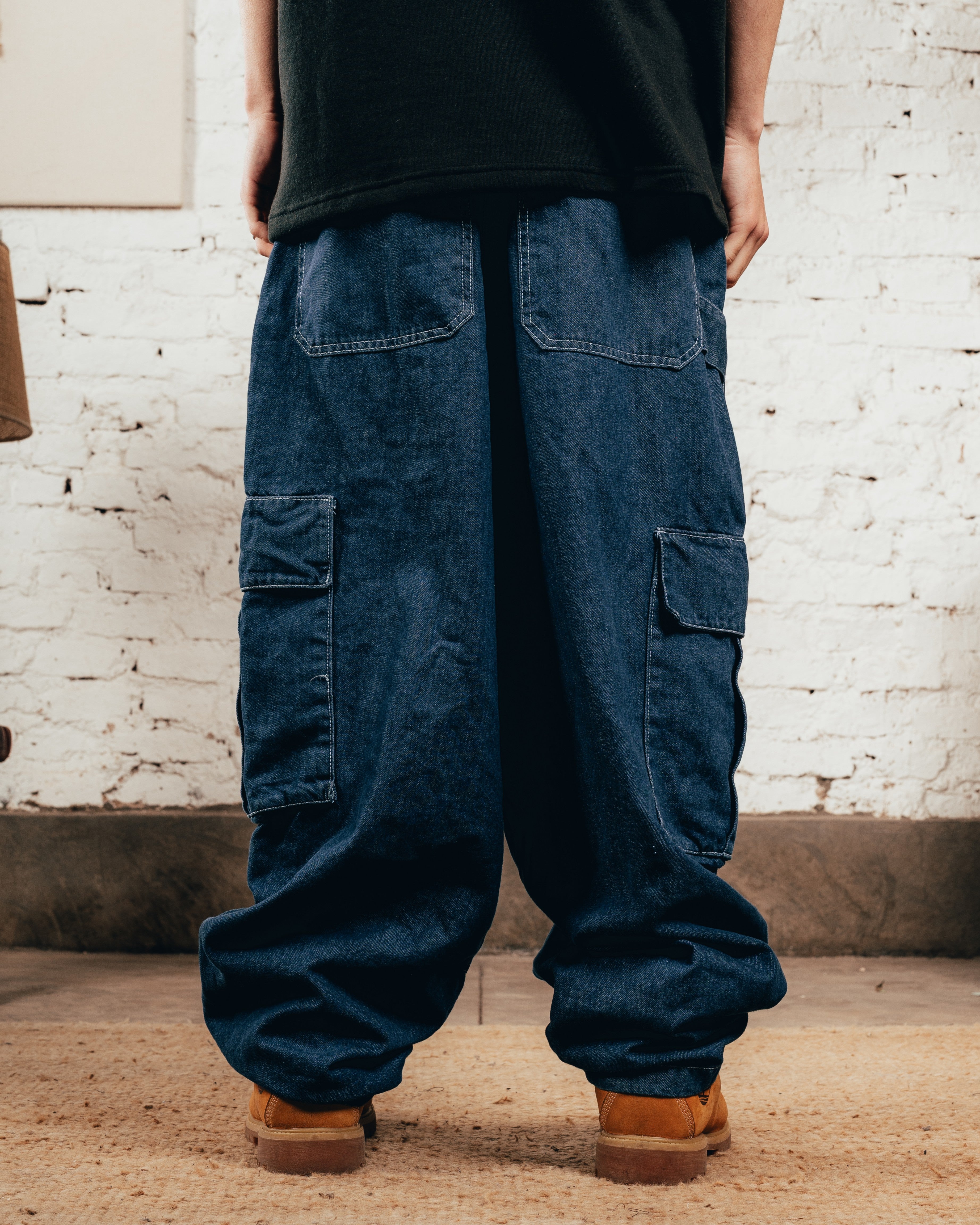 JEAN MOM OVERSIZED [ PRIMARI ] TOTAL BLUE
