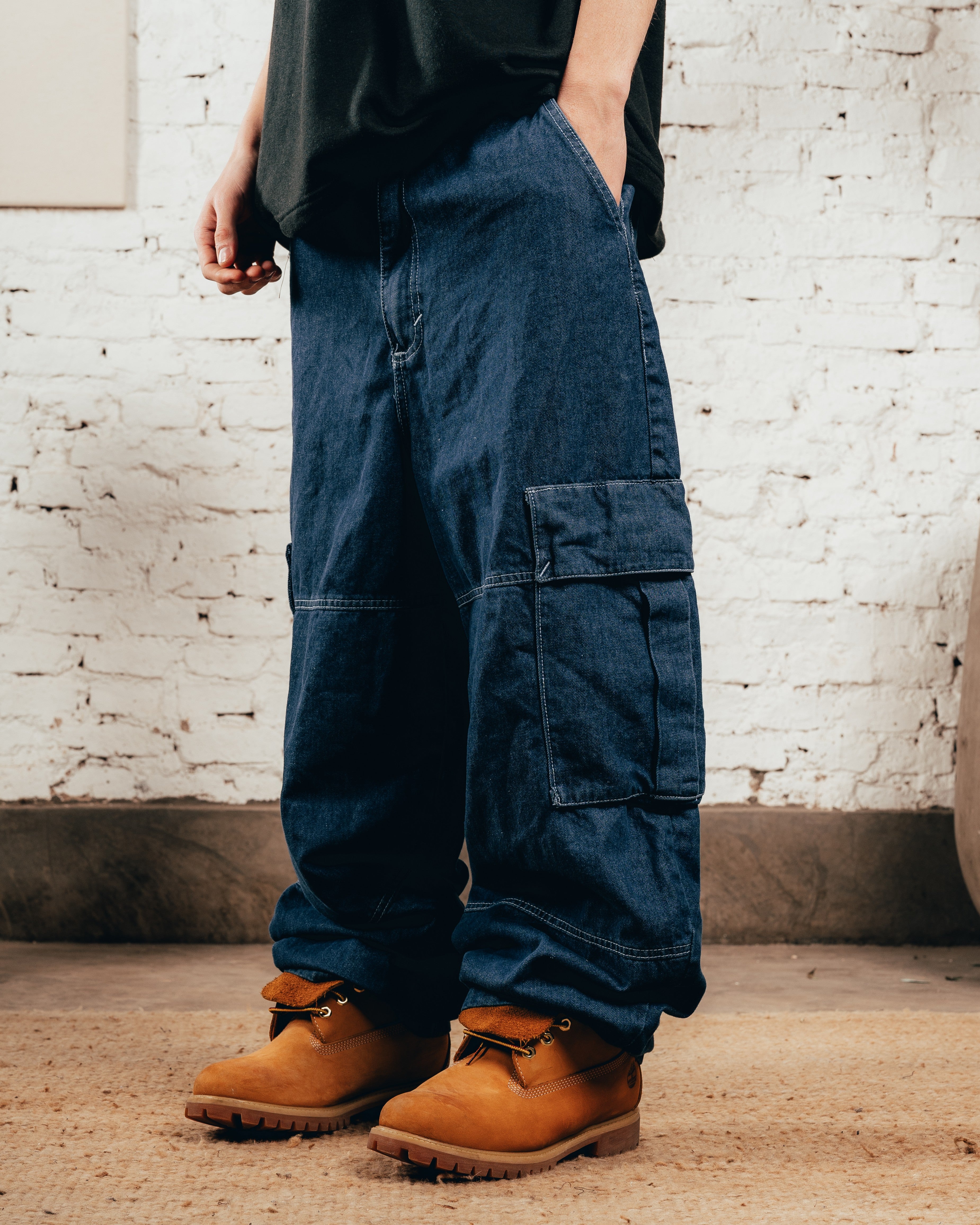 JEAN MOM OVERSIZED [ PRIMARI ] TOTAL BLUE