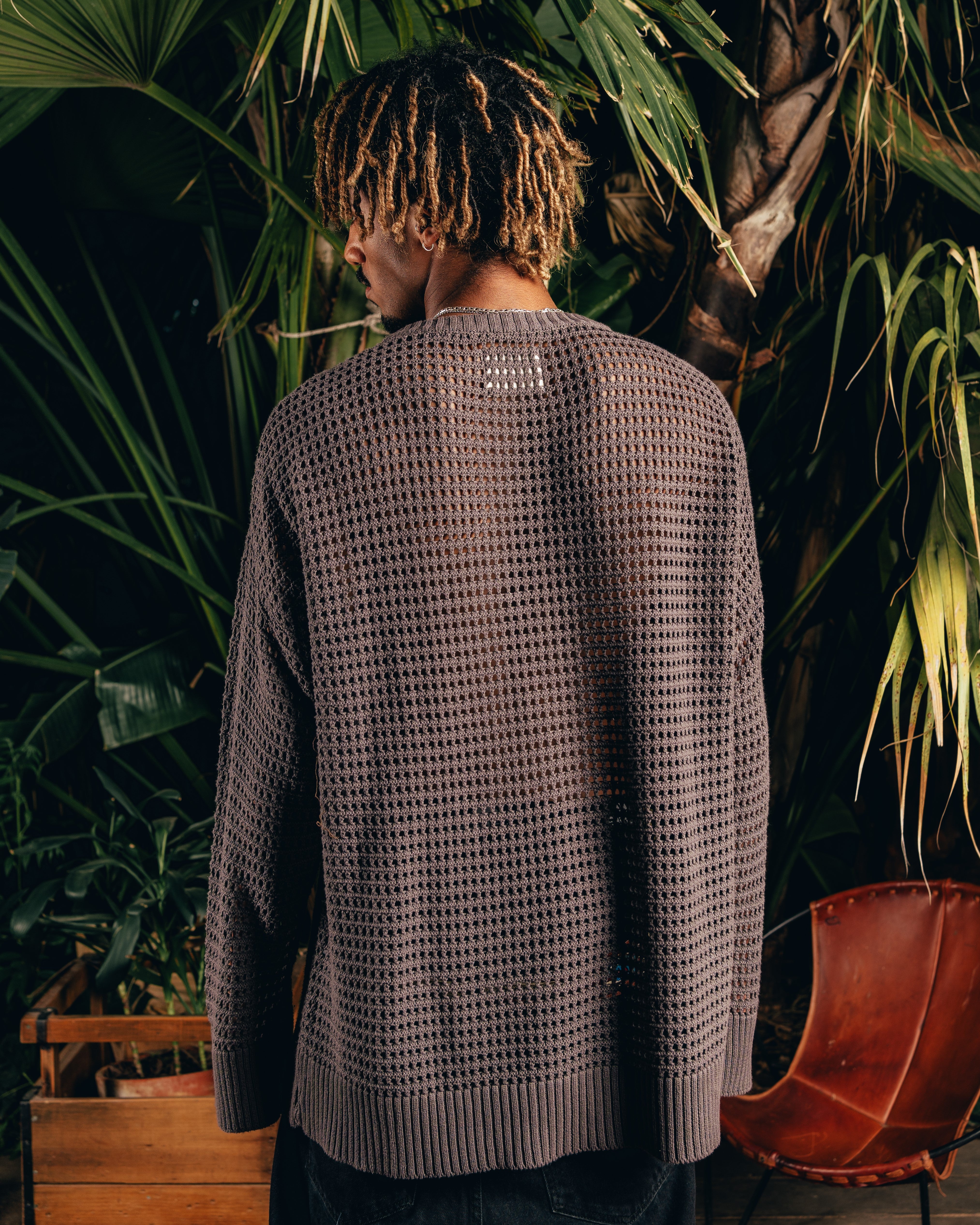 SWEATER TEJIDO [ FRESH CARIBBEAN ] GREY