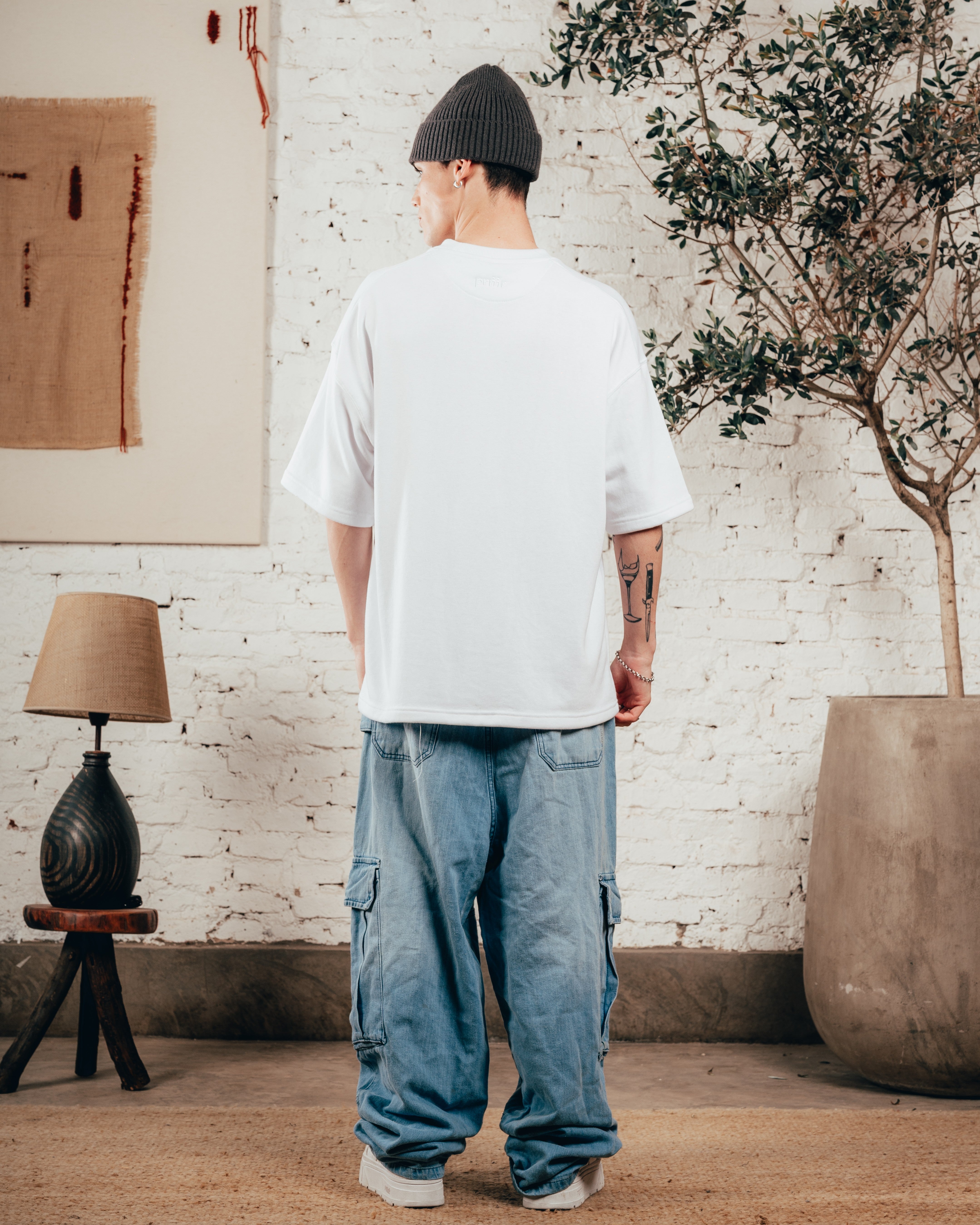 KIMONO PESADO OVERSIZED [ PRIMARI ] LISO WHITE