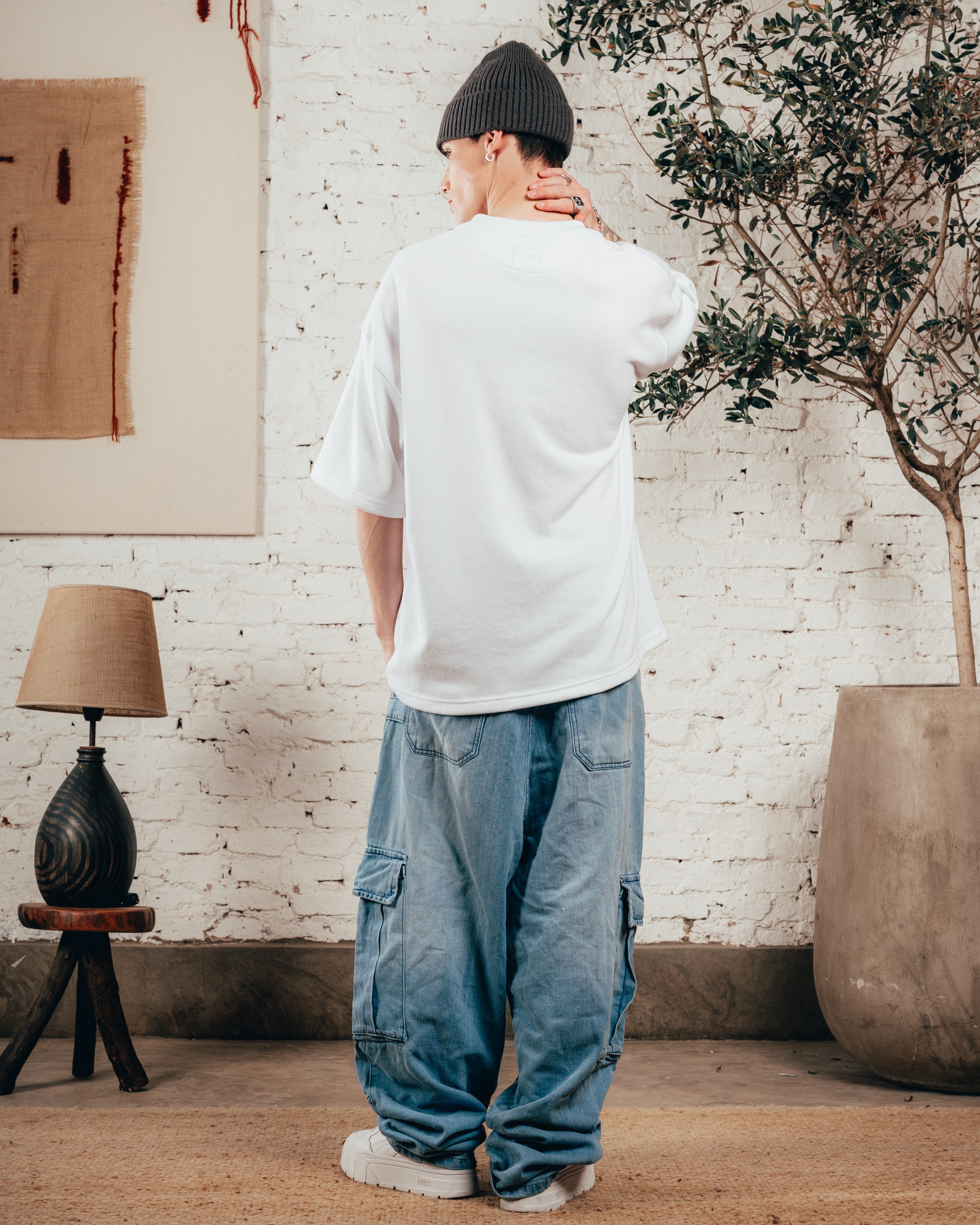 KIMONO PESADO OVERSIZED [ PRIMARI ] LISO WHITE