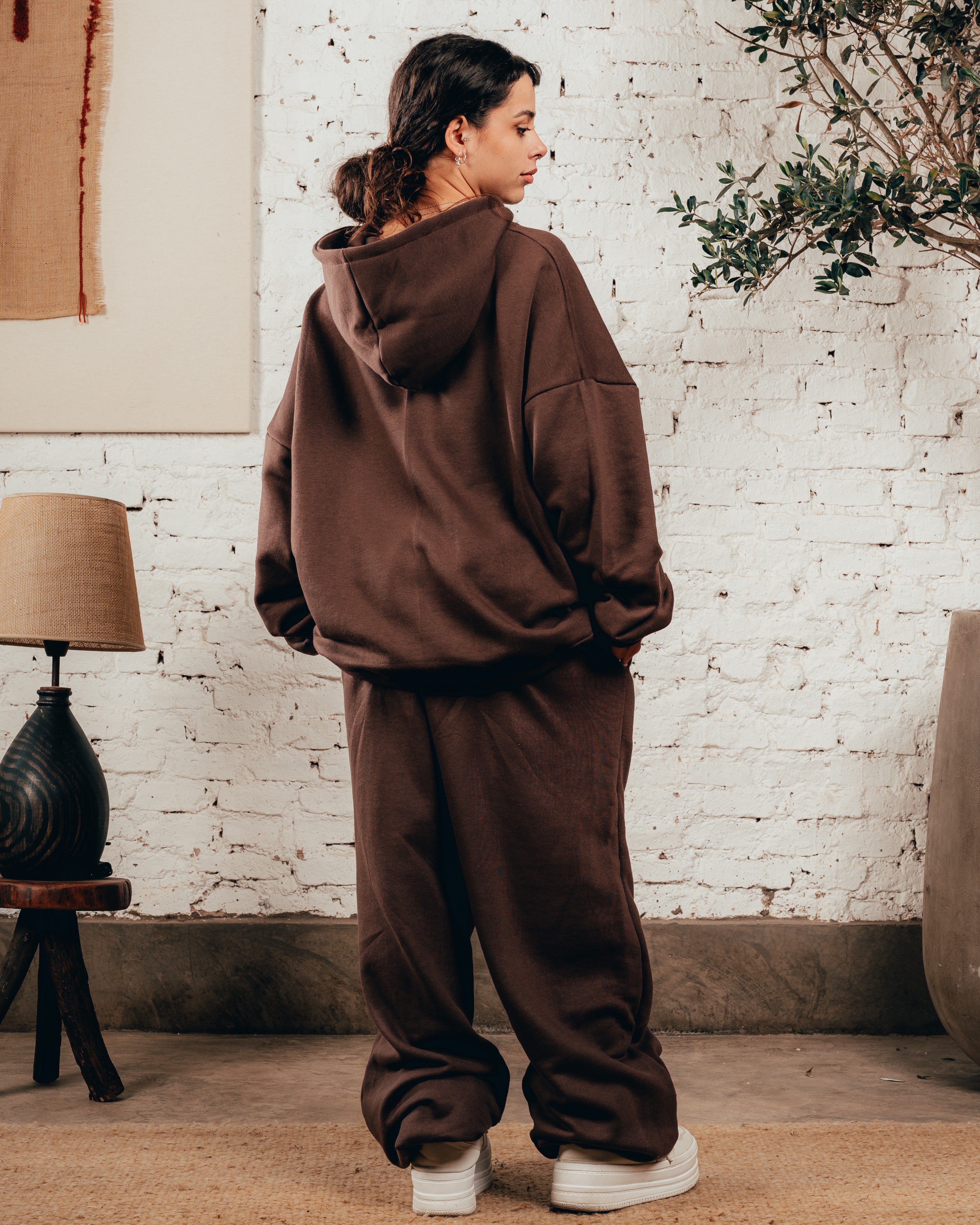 HOODIE OVERISZED [ PRIMARI ] CHOCOLATE