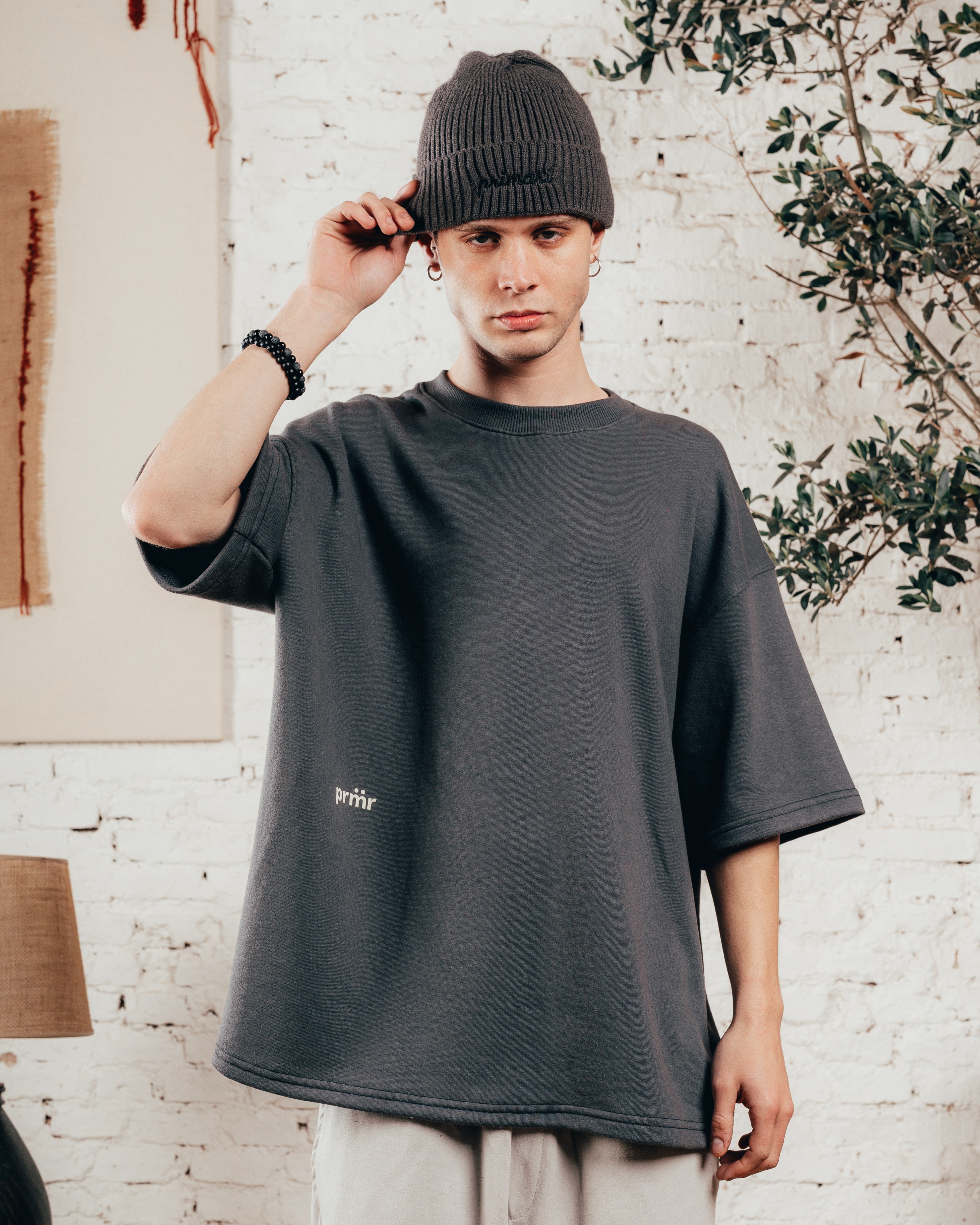 KIMONO PESADO OVERSIZED [ PRIMARI ] GRIS PLOMO