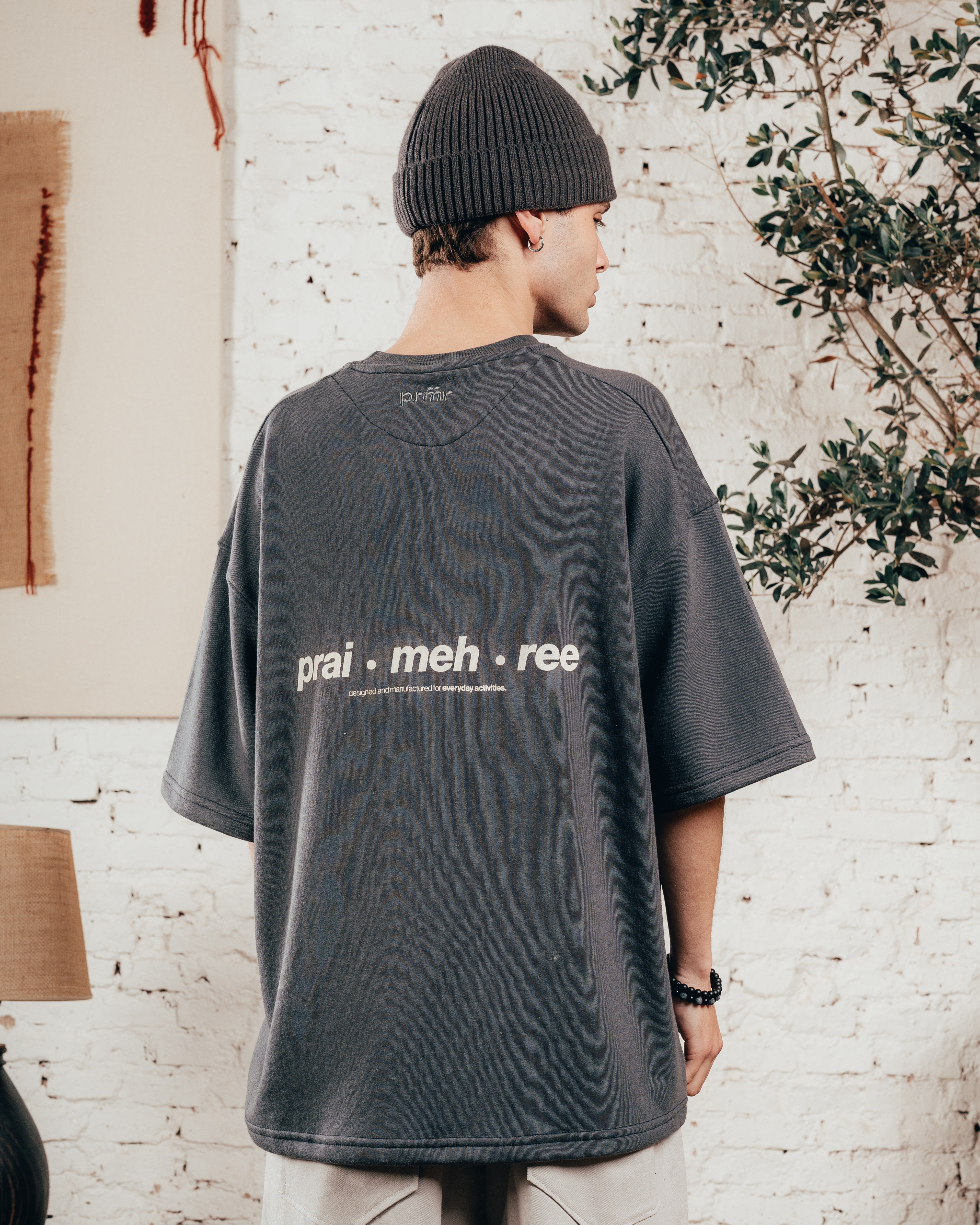 KIMONO PESADO OVERSIZED [ PRIMARI ] GRIS PLOMO