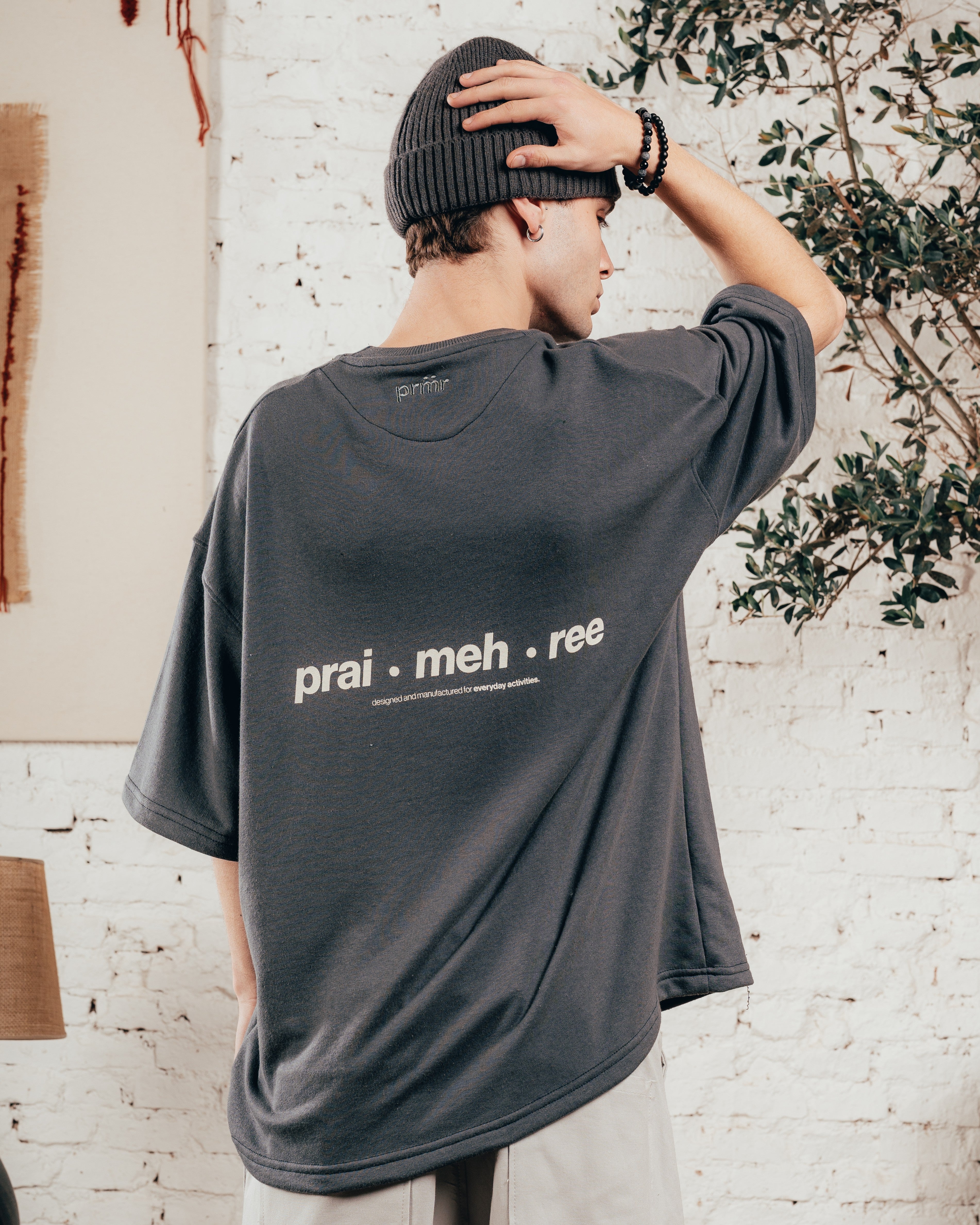 KIMONO PESADO OVERSIZED [ PRIMARI ] GRIS PLOMO