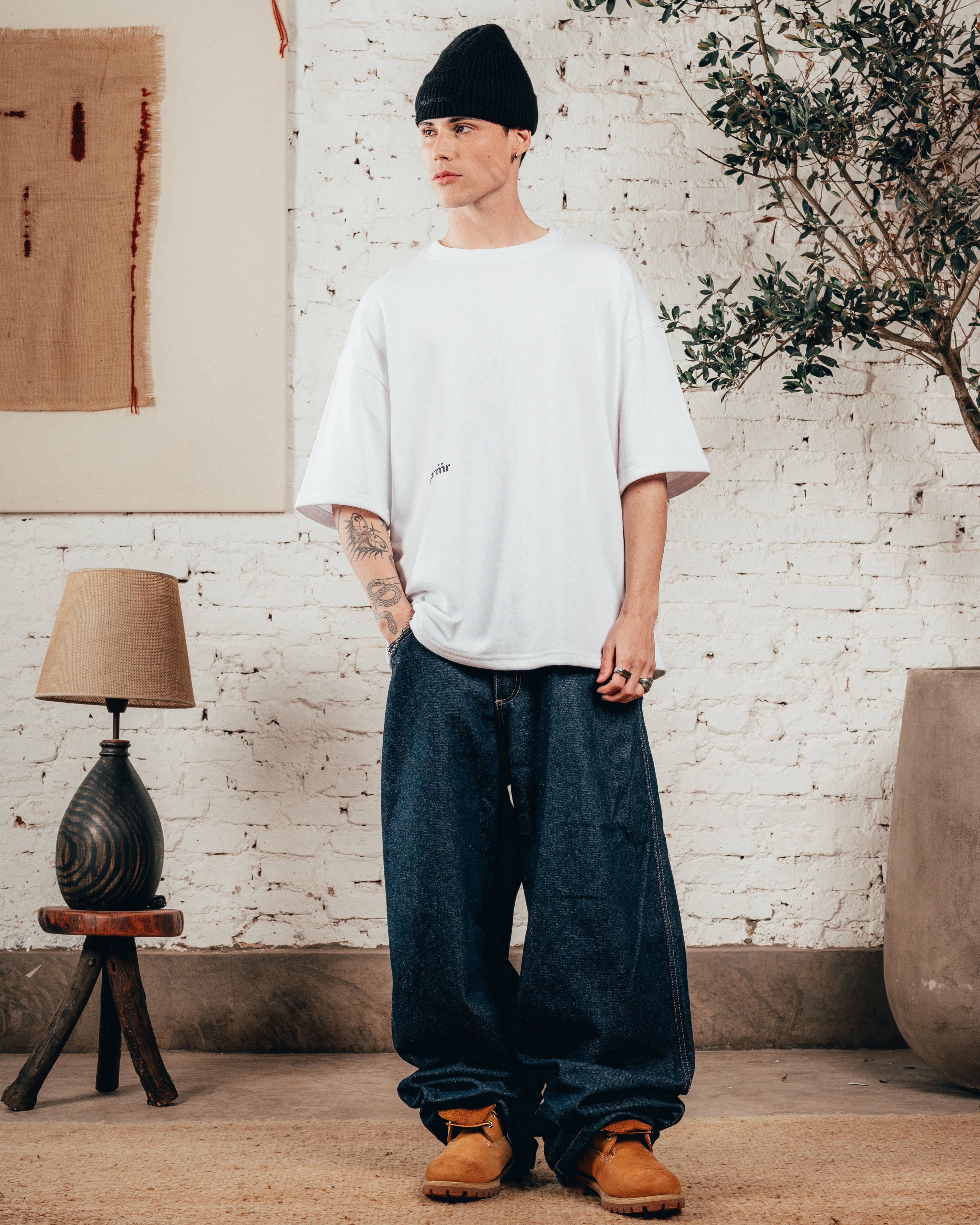KIMONO PESADO OVERSIZED [ PRIMARI ] WHITE