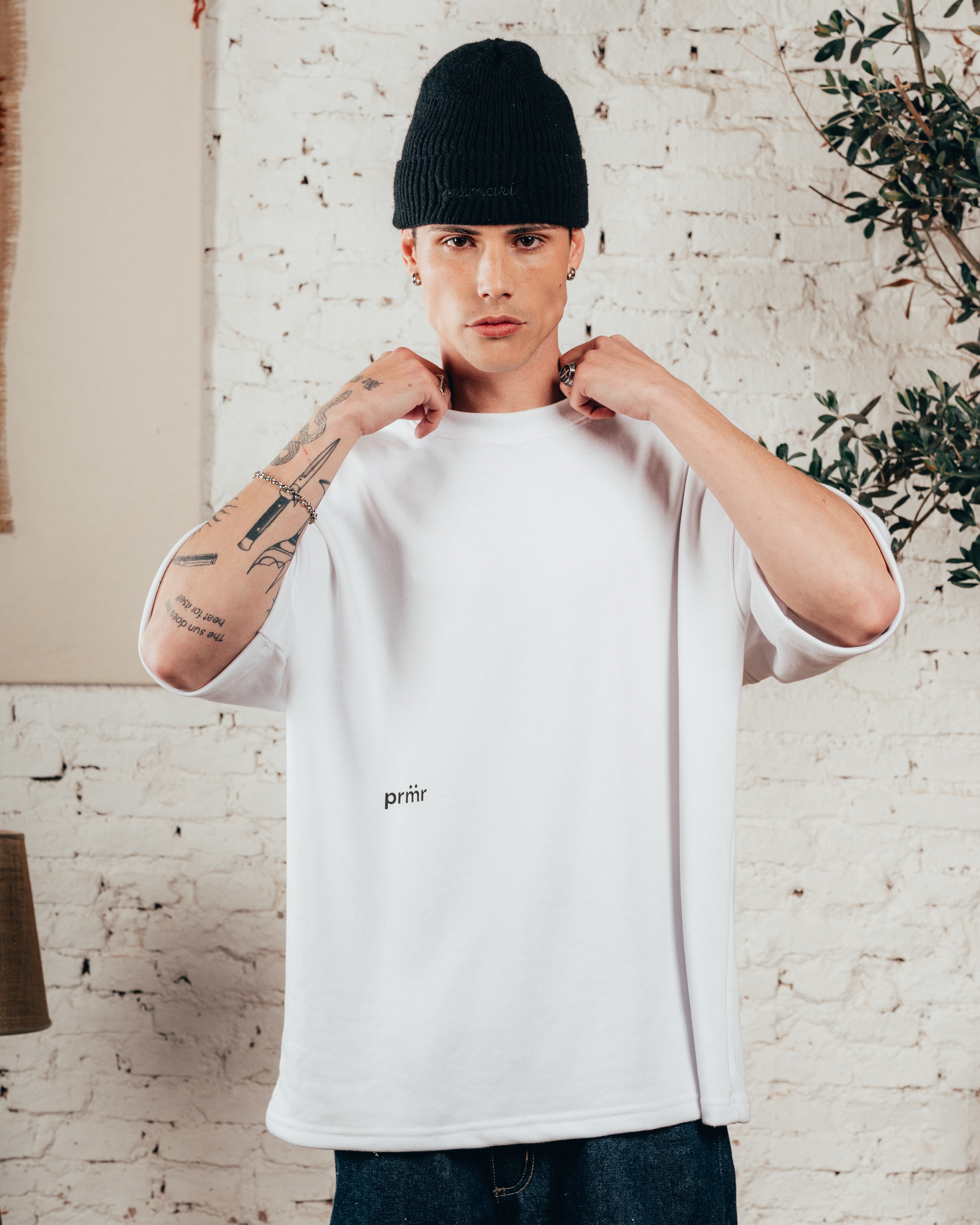 KIMONO PESADO OVERSIZED [ PRIMARI ] WHITE
