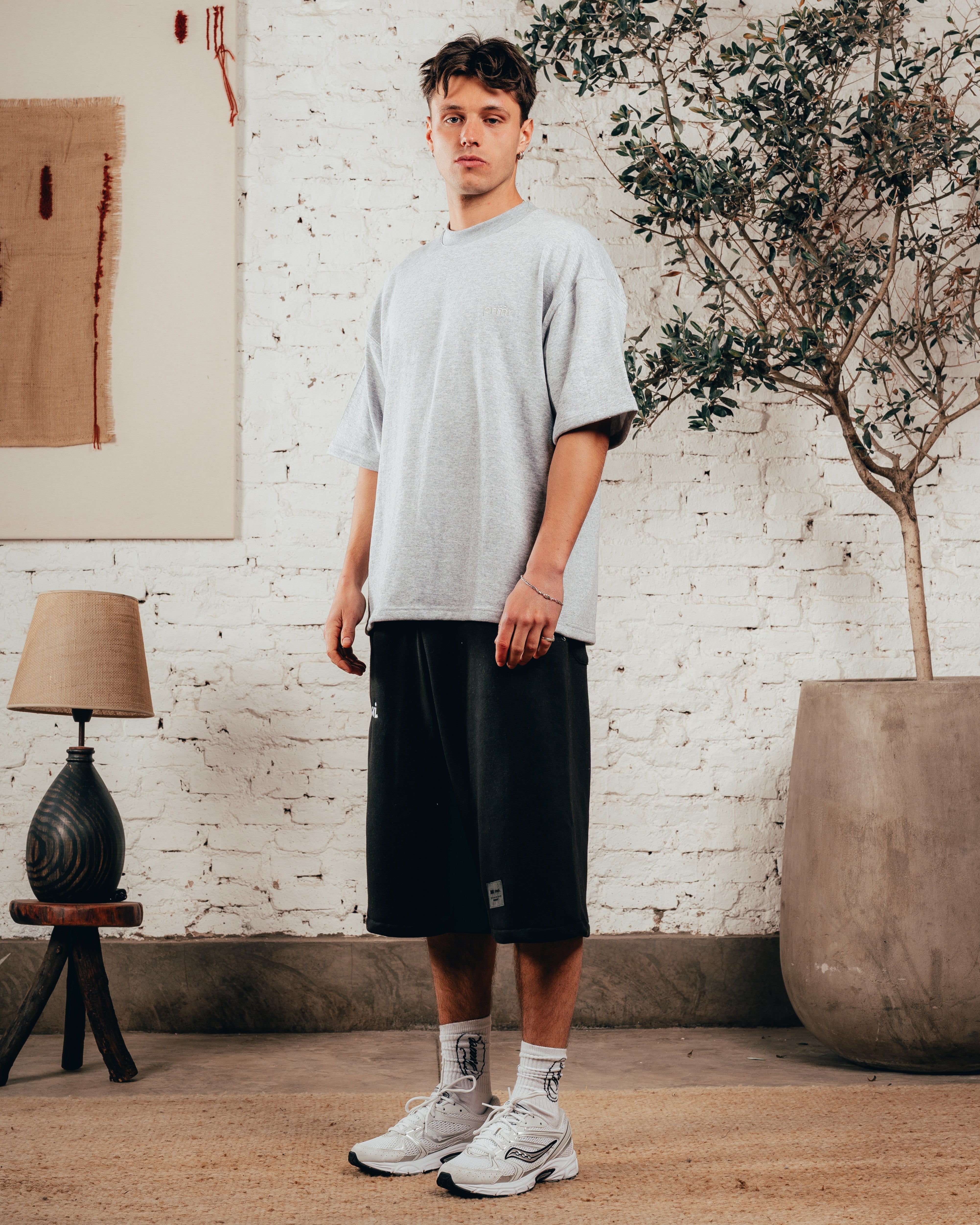 SHORT LARGO ¾ [ PRIMARI ] BLACK