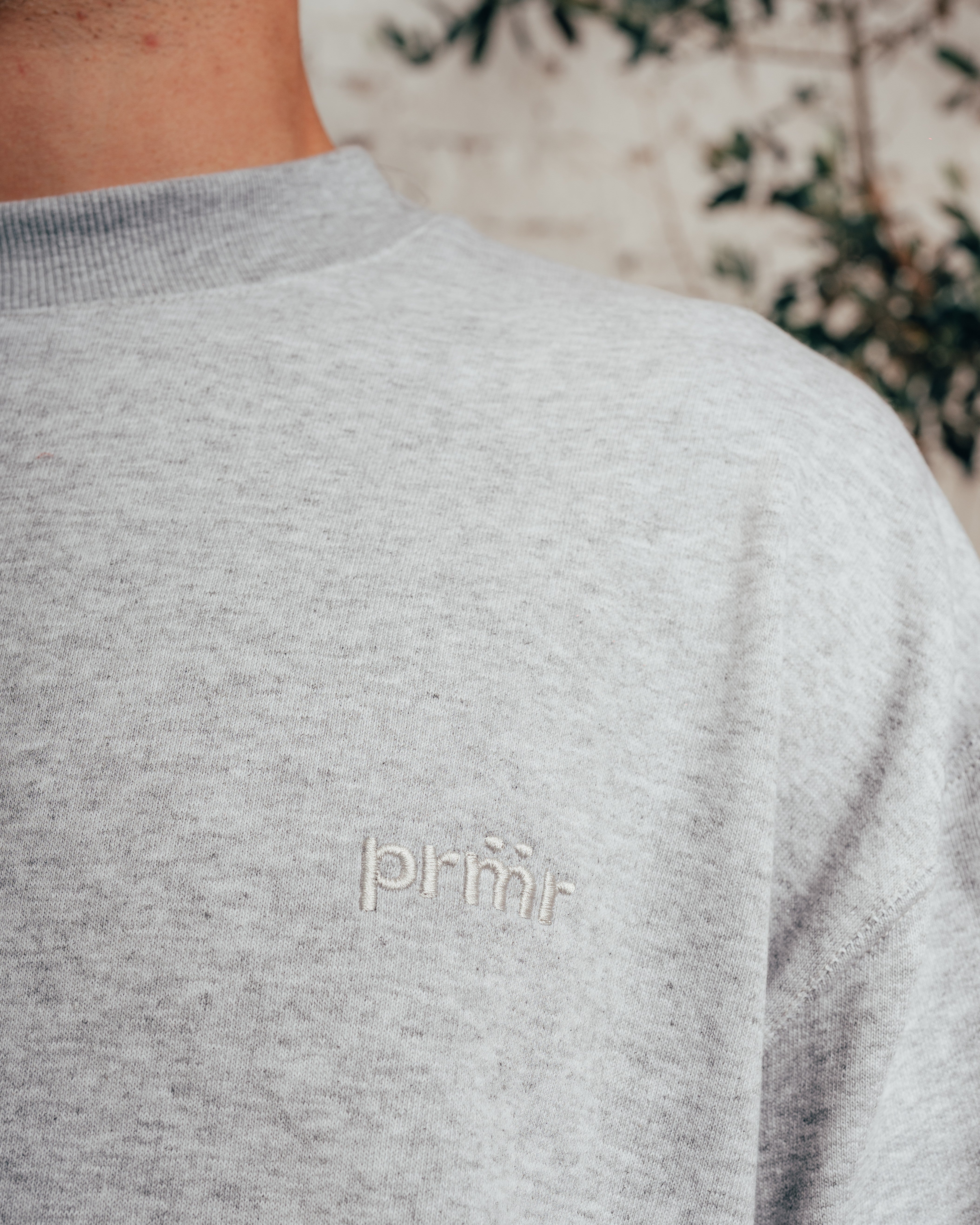 KIMONO PESADO OVERSIZED [ PRIMARI ] LISO MELANGE GREY