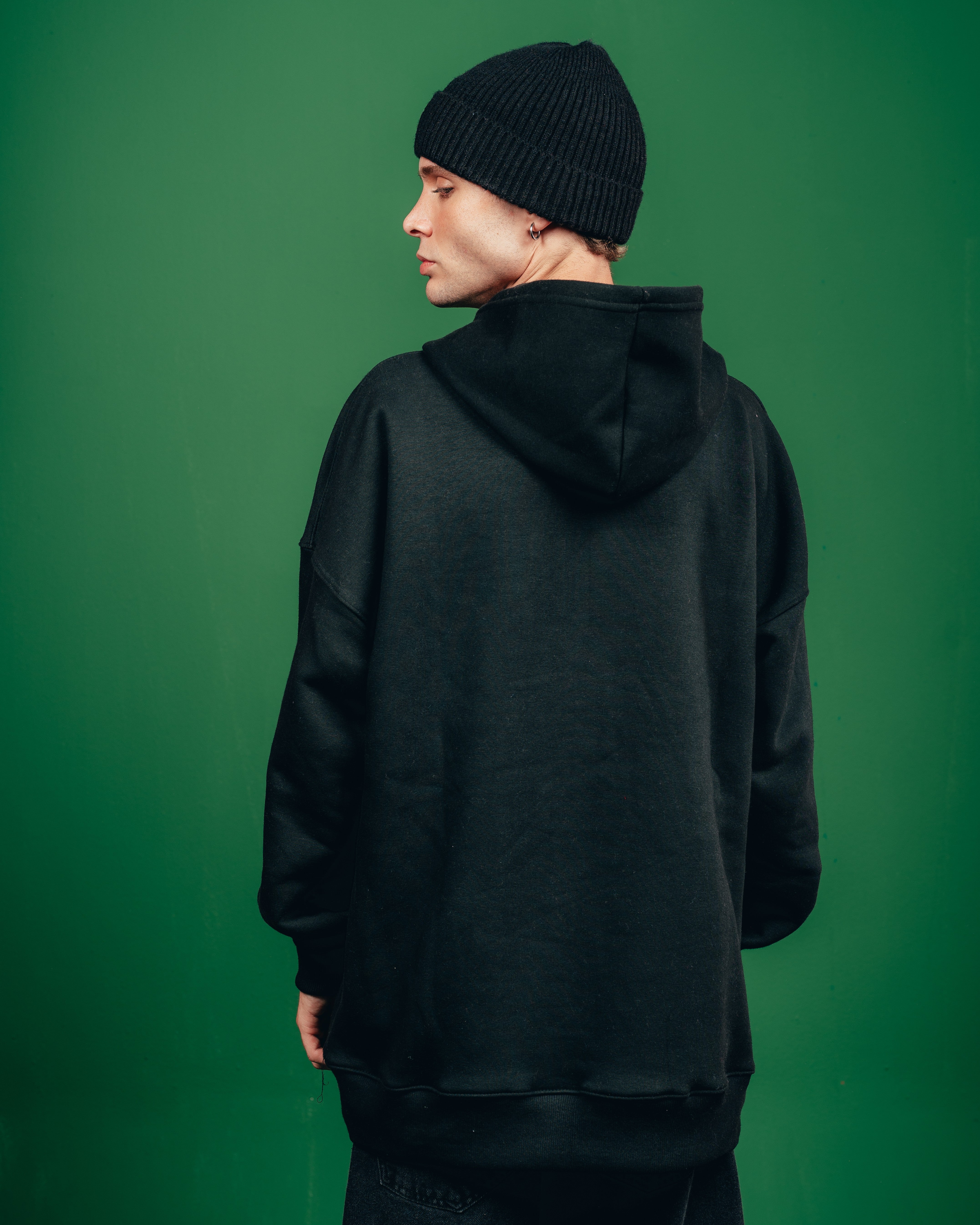 HOODIE PESADO CANDY [ B&J ] CIELITO BLACK