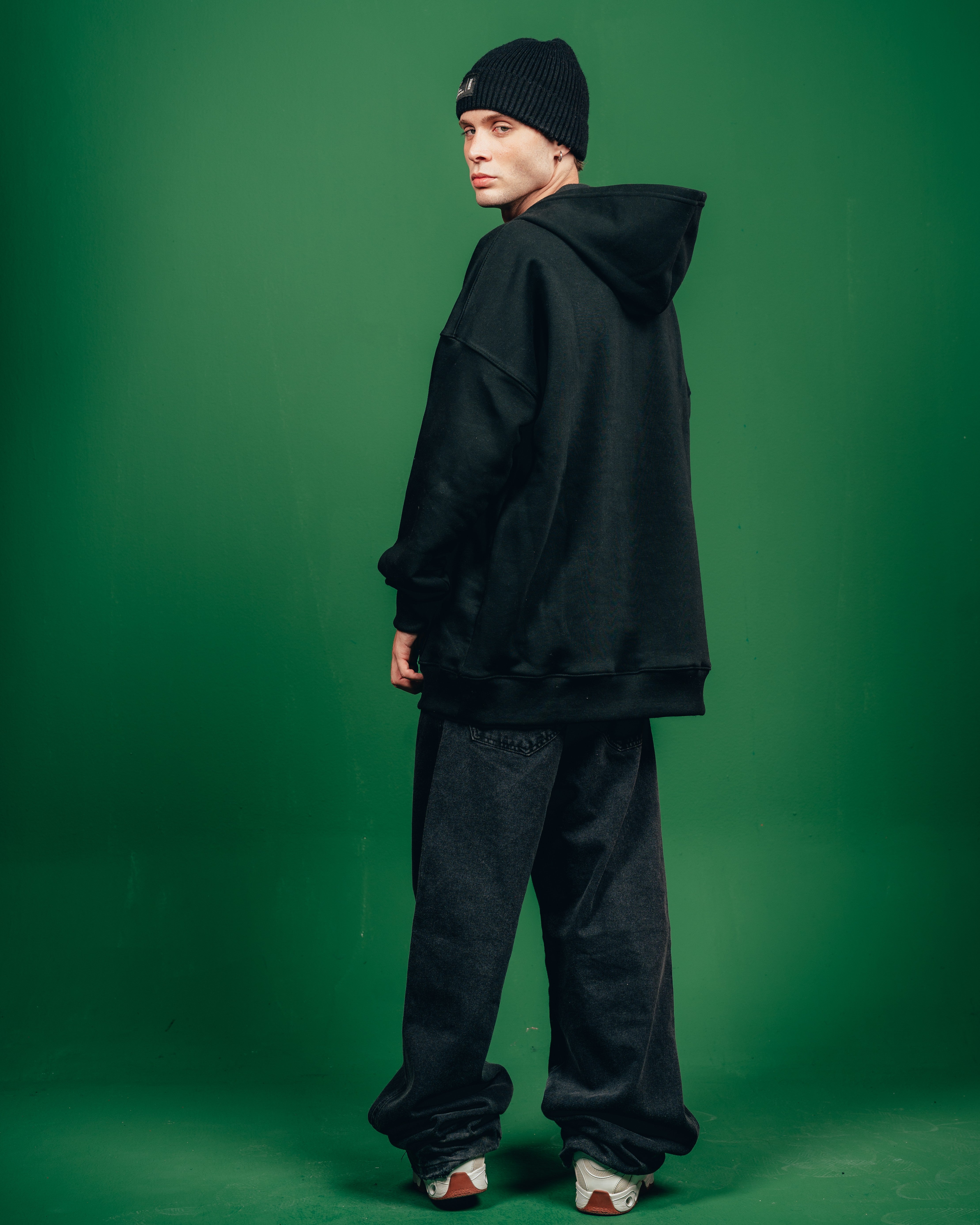 HOODIE PESADO CANDY [ B&J ] CIELITO BLACK
