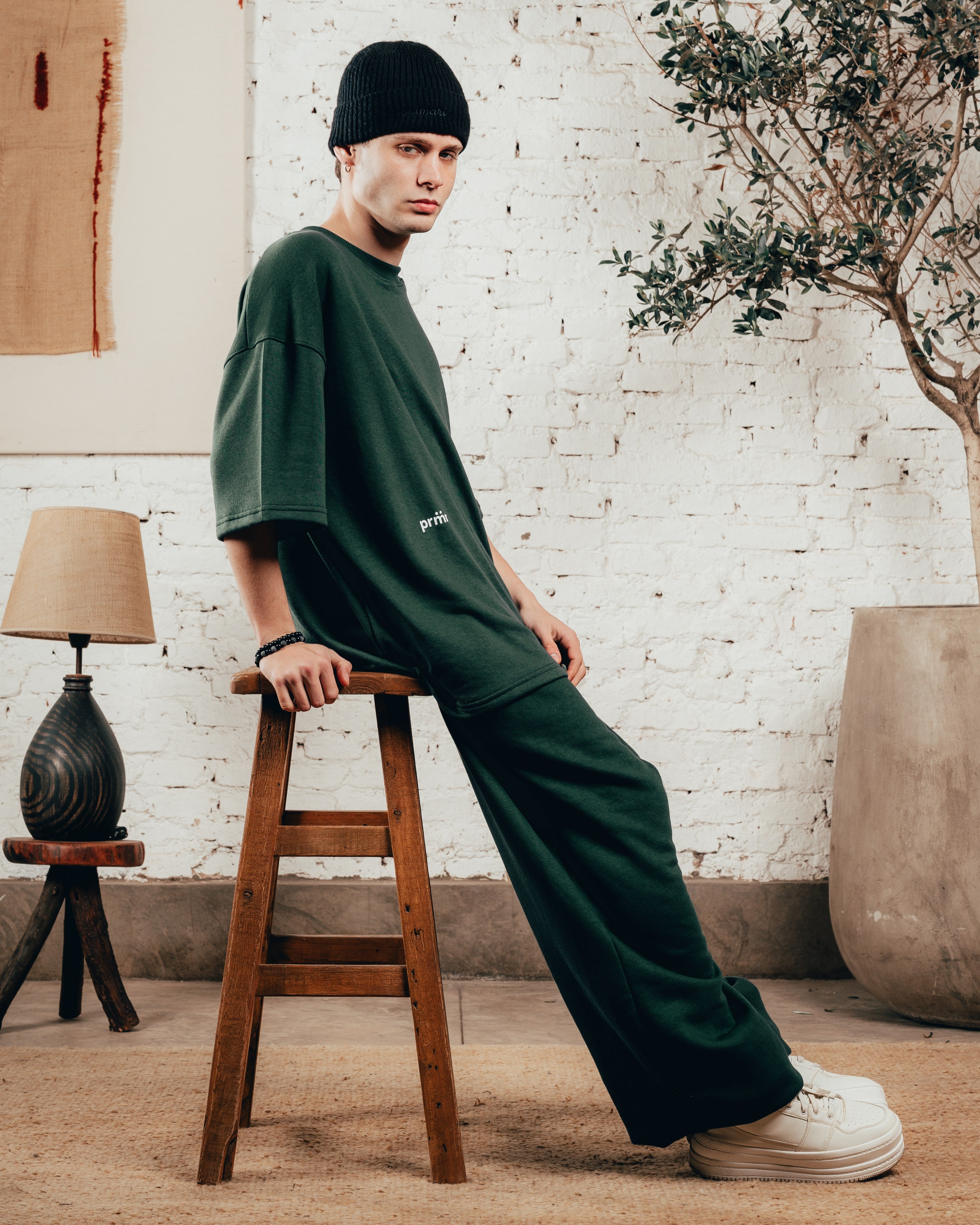 KIMONO PESADO OVERSIZED [ PRIMARI ] IRISH GREEN