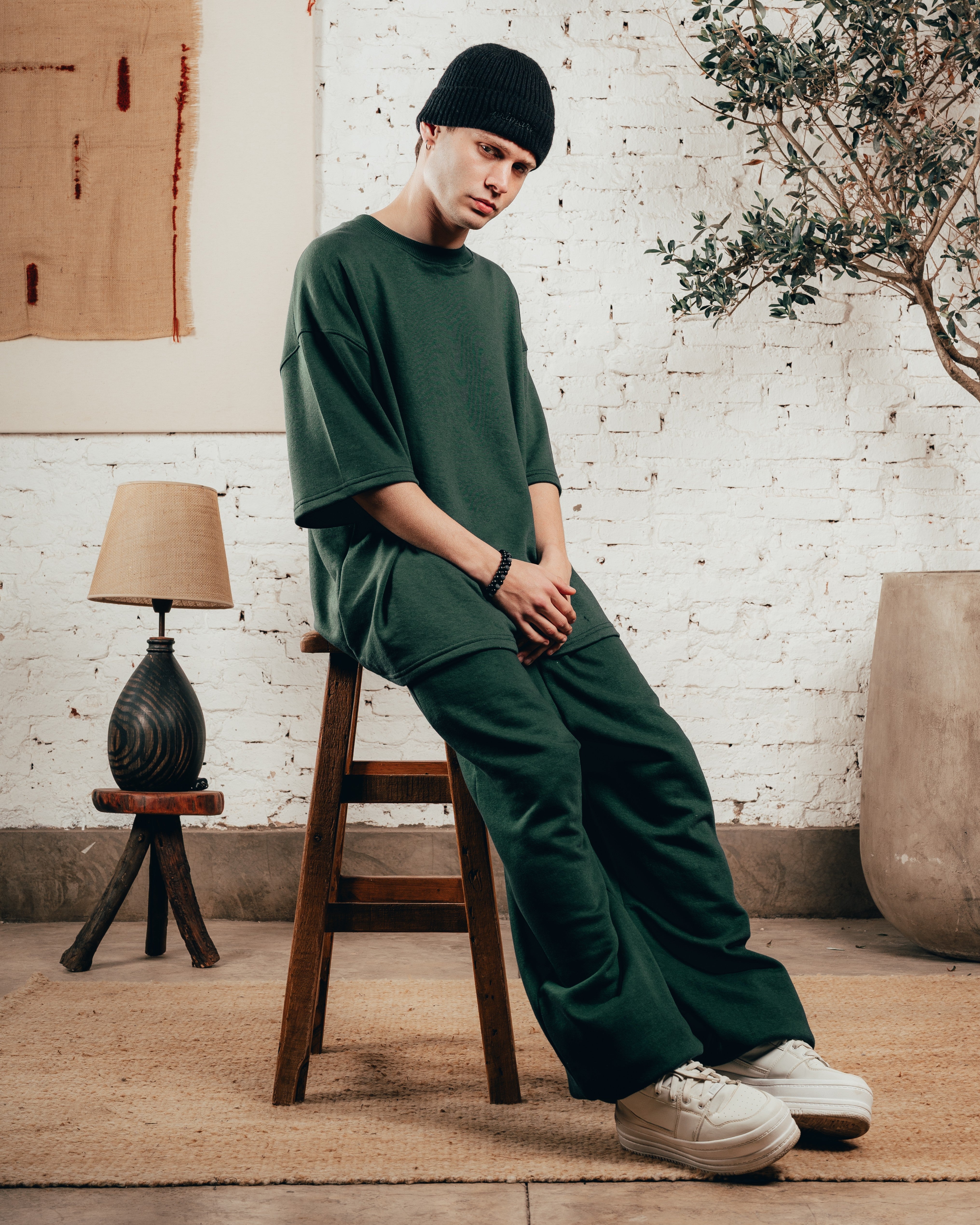 KIMONO PESADO OVERSIZED [ PRIMARI ] IRISH GREEN