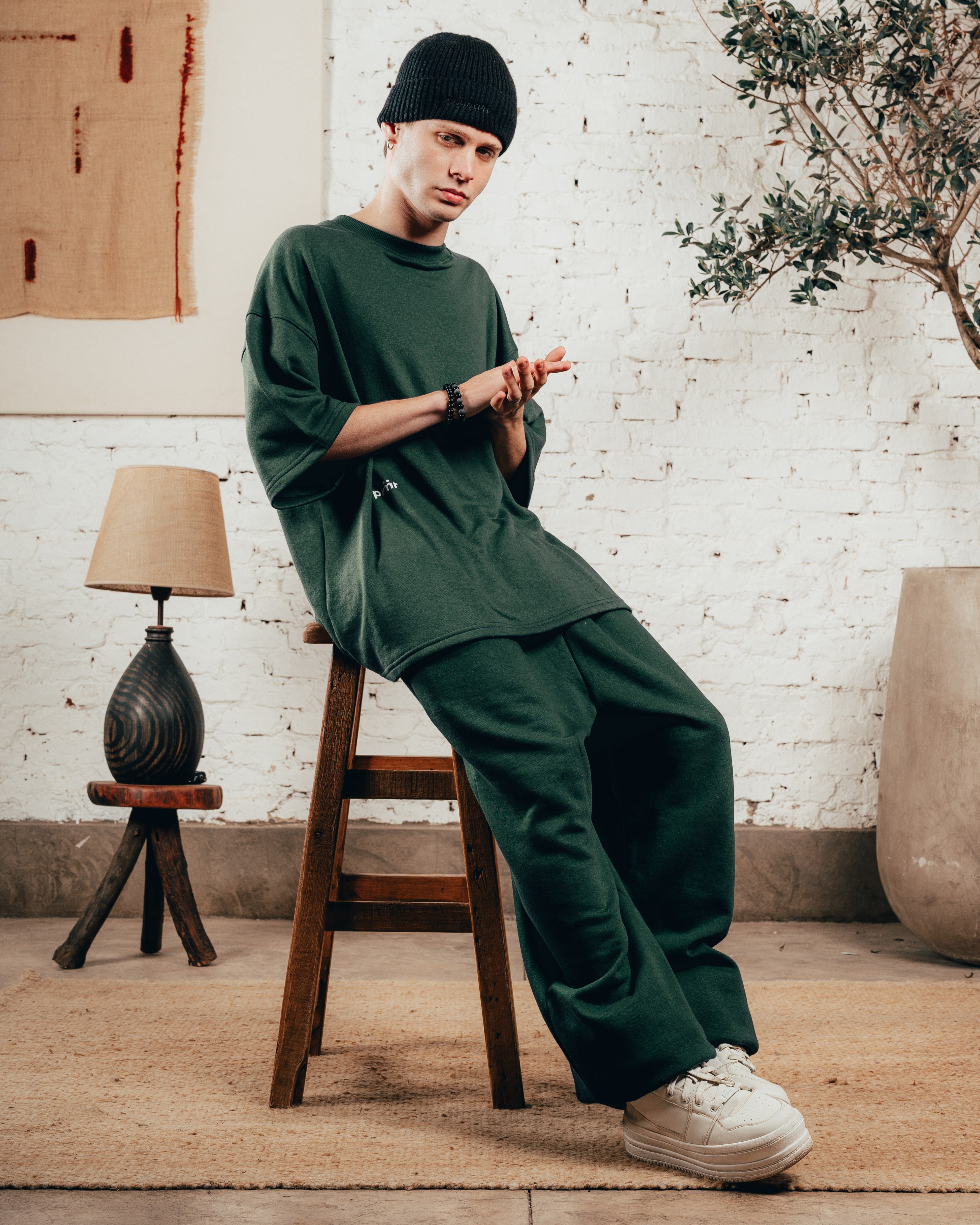 KIMONO PESADO OVERSIZED [ PRIMARI ] IRISH GREEN