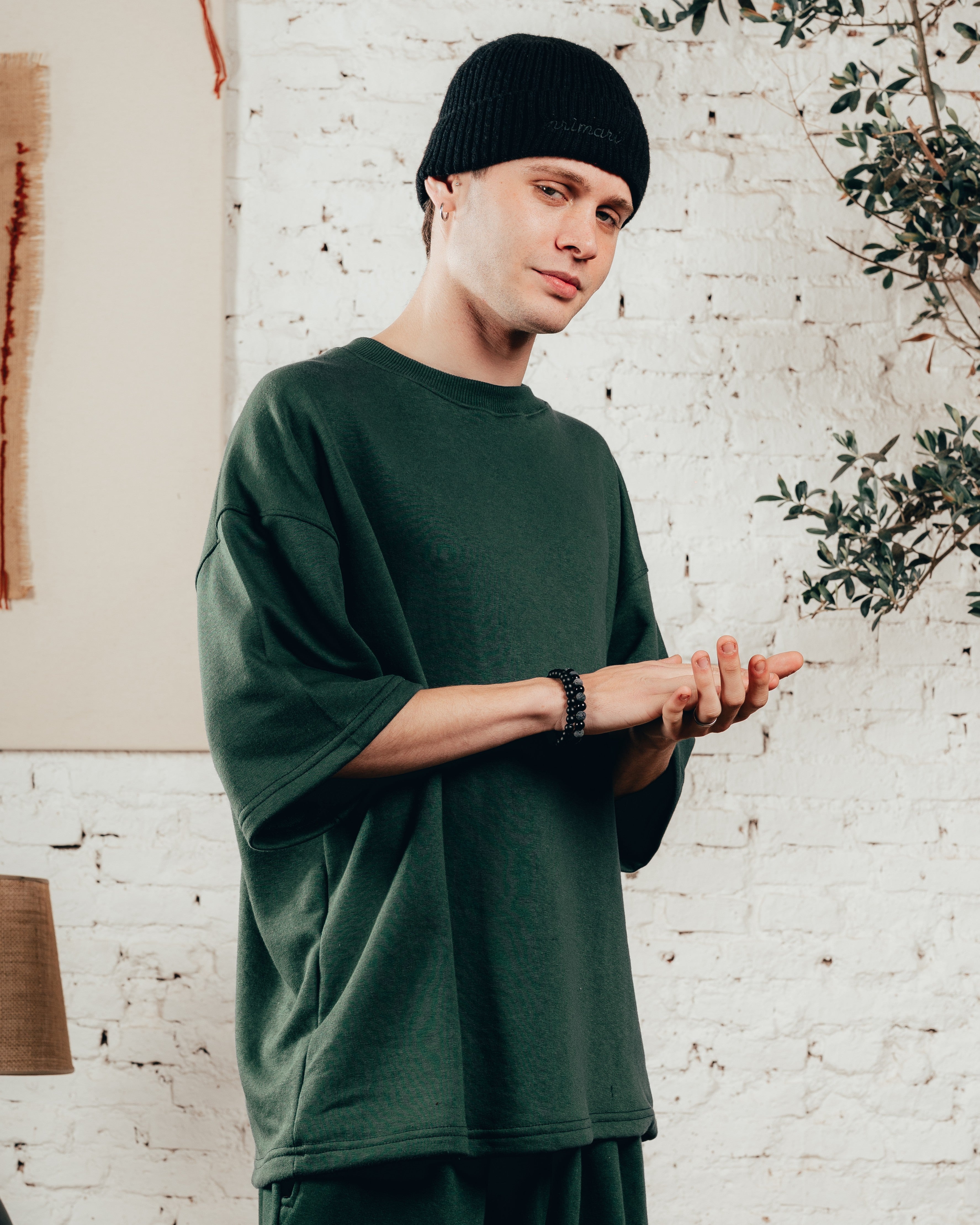 KIMONO PESADO OVERSIZED [ PRIMARI ] IRISH GREEN