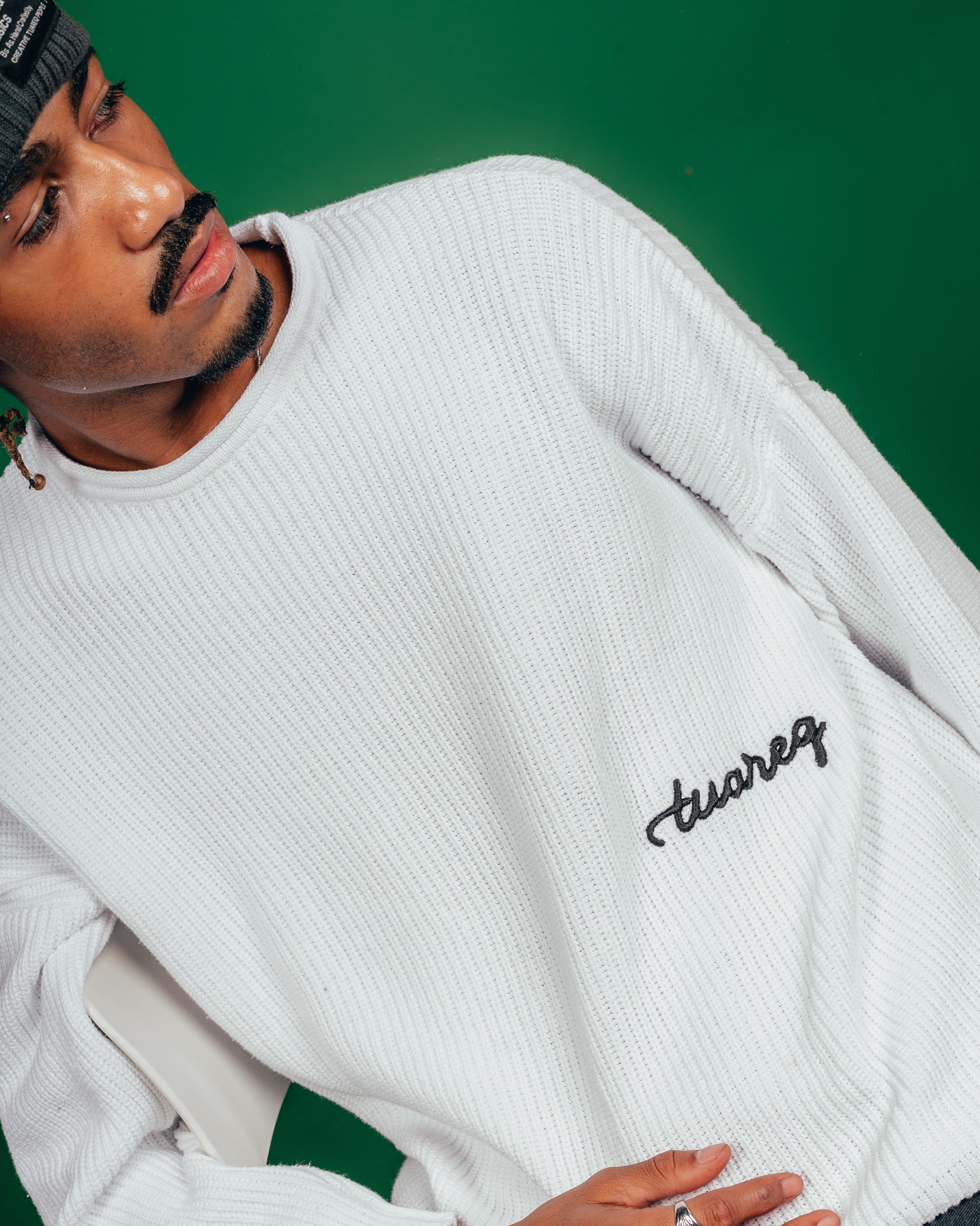 SWEATER TEJIDO PESADO [ CANDY ] WHITE