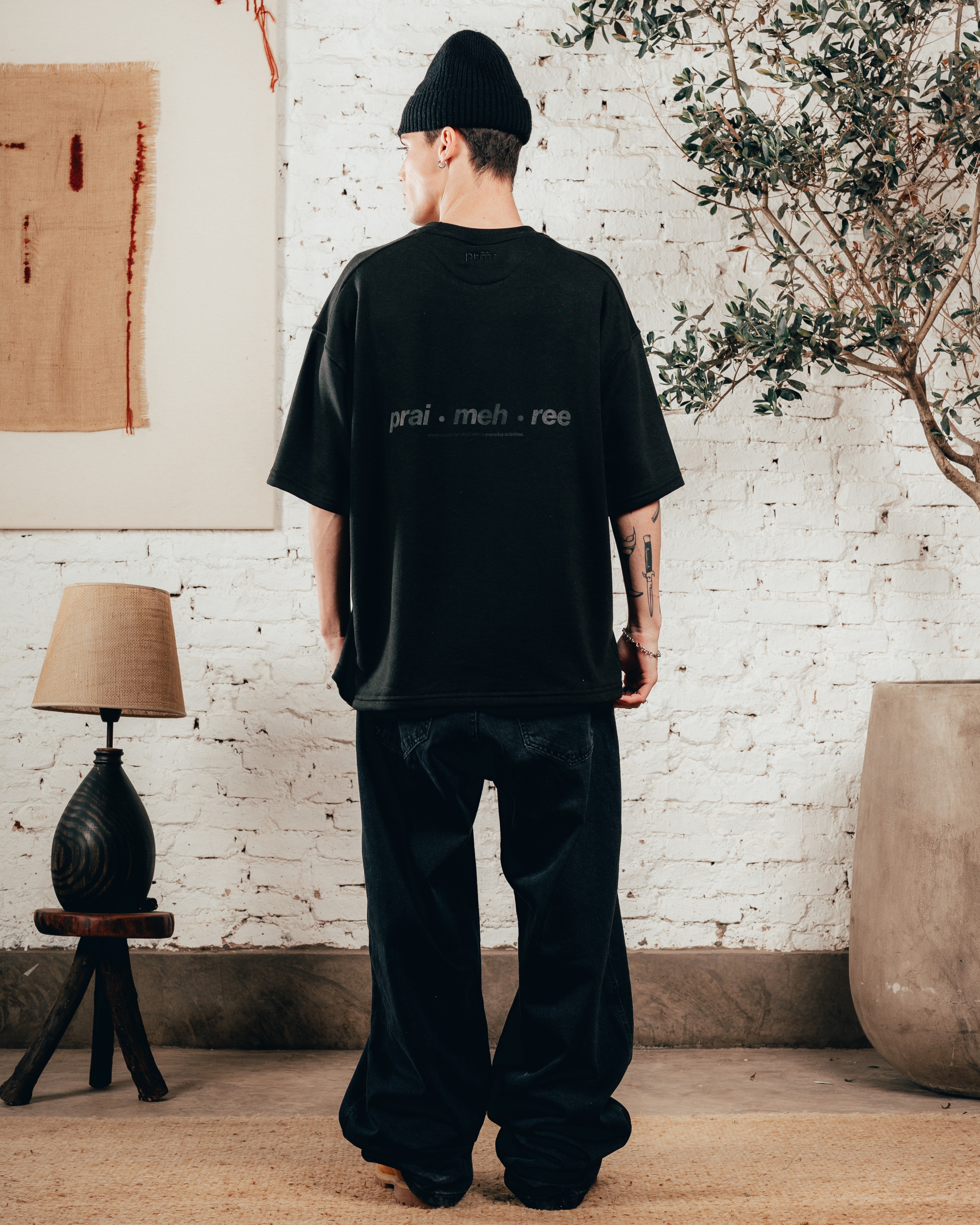 KIMONO PESADO OVERSIZED [ PRIMARI ] DOBLE BLACK