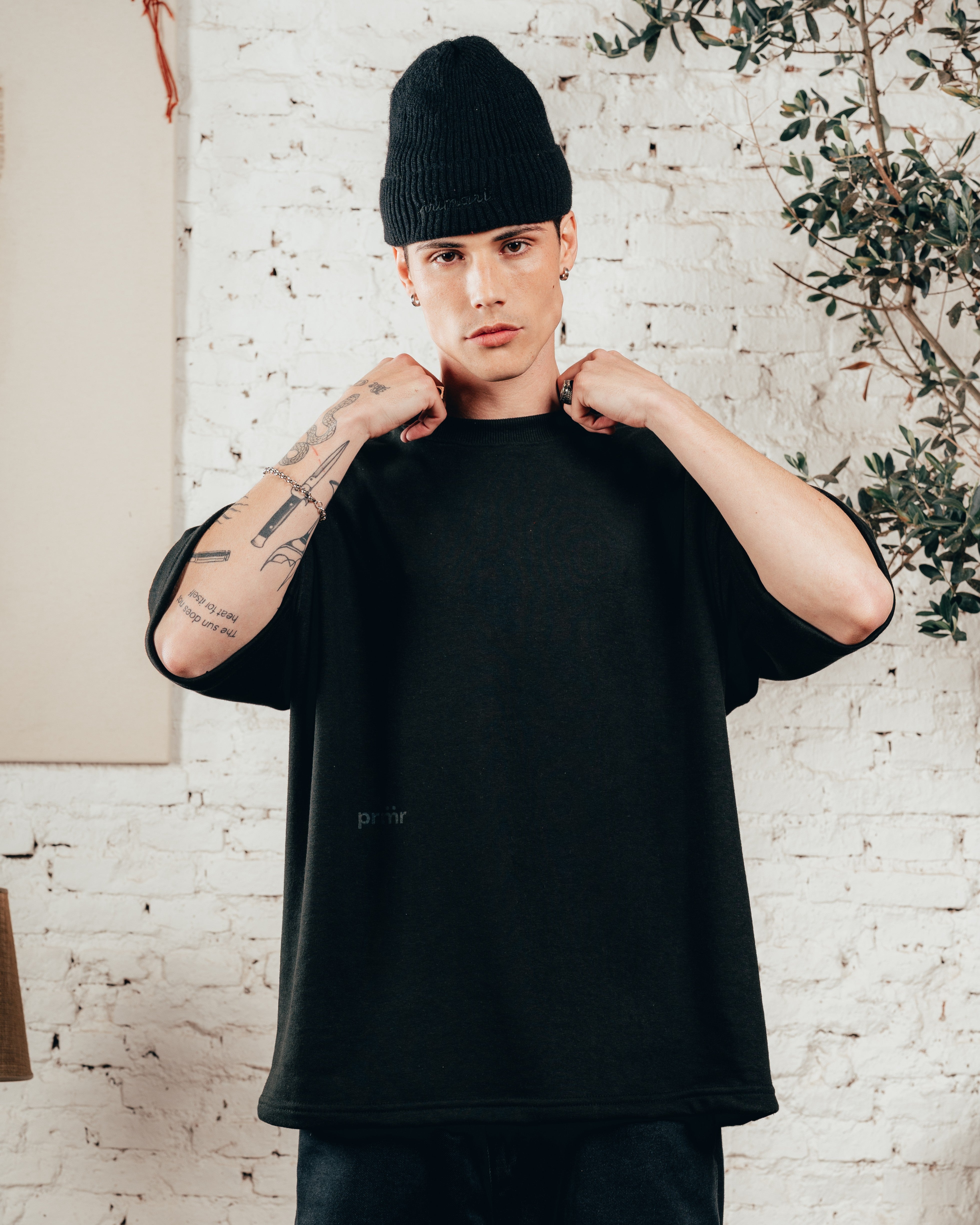 KIMONO PESADO OVERSIZED [ PRIMARI ] DOBLE BLACK