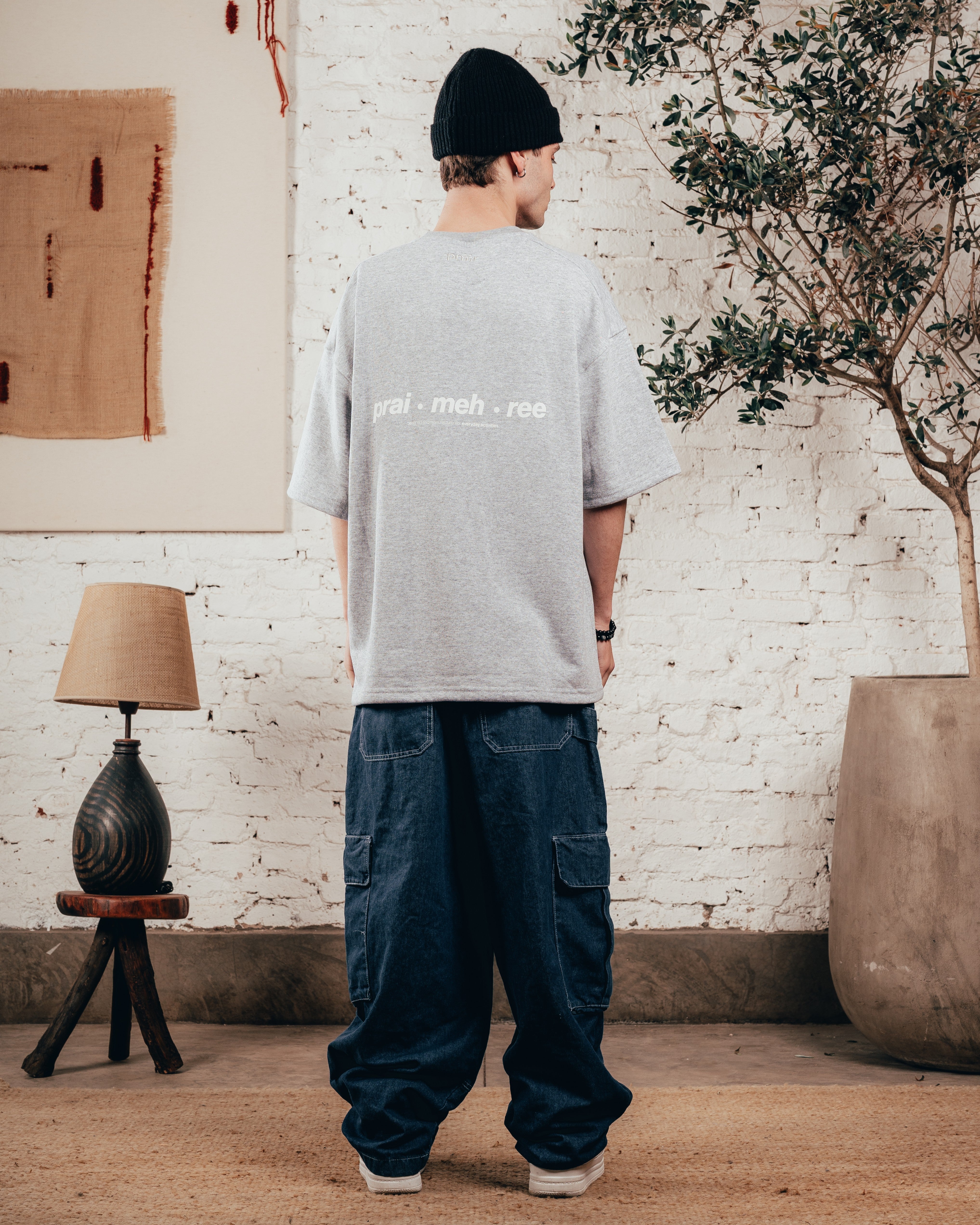 JEAN MOM OVERSIZED [ PRIMARI ] TOTAL BLUE