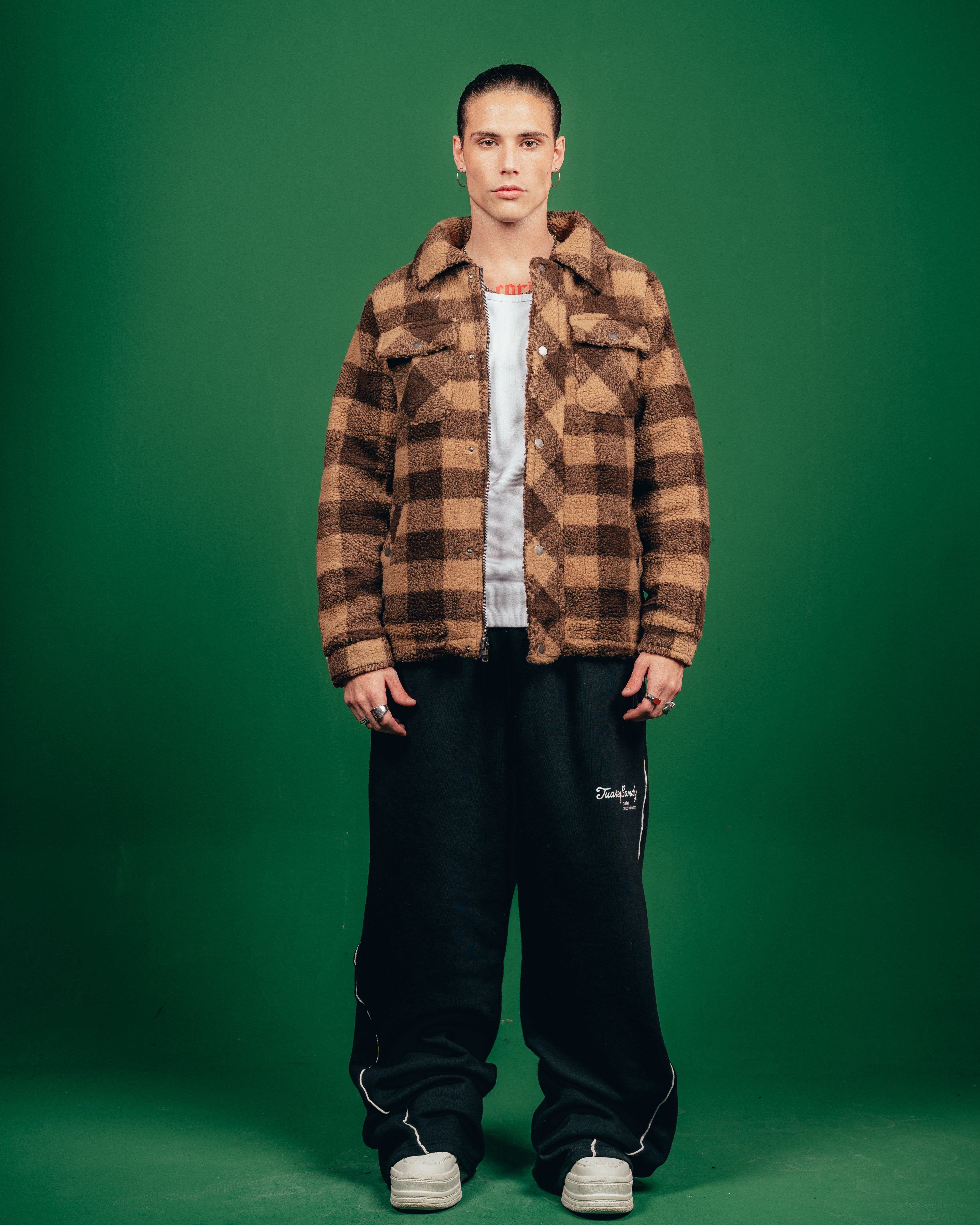 CAMPERON REVERSIBLE  [ CANDY ] CUADRILLE BROWN