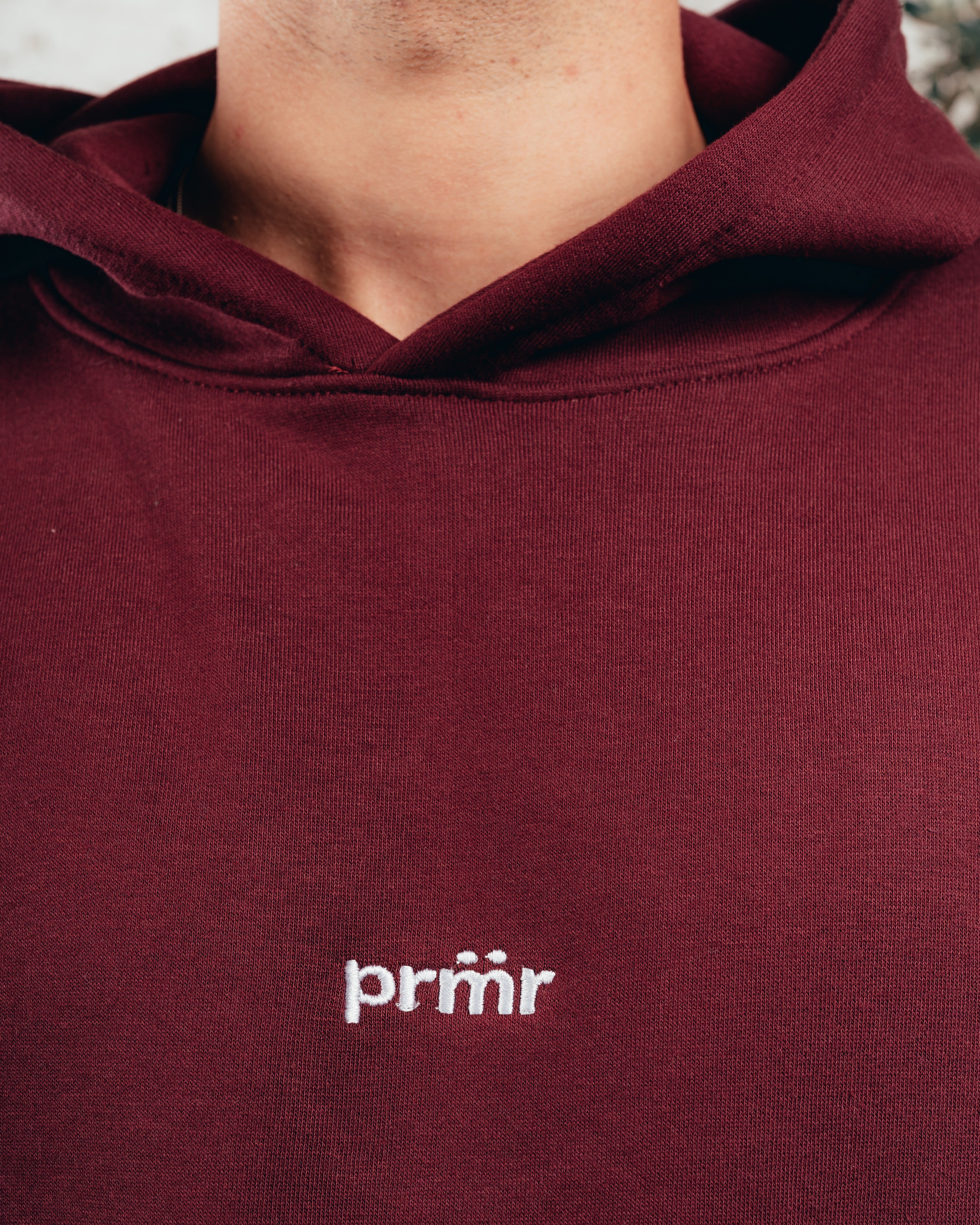 HOODIE OVERISZED [ PRIMARI ] BORDO