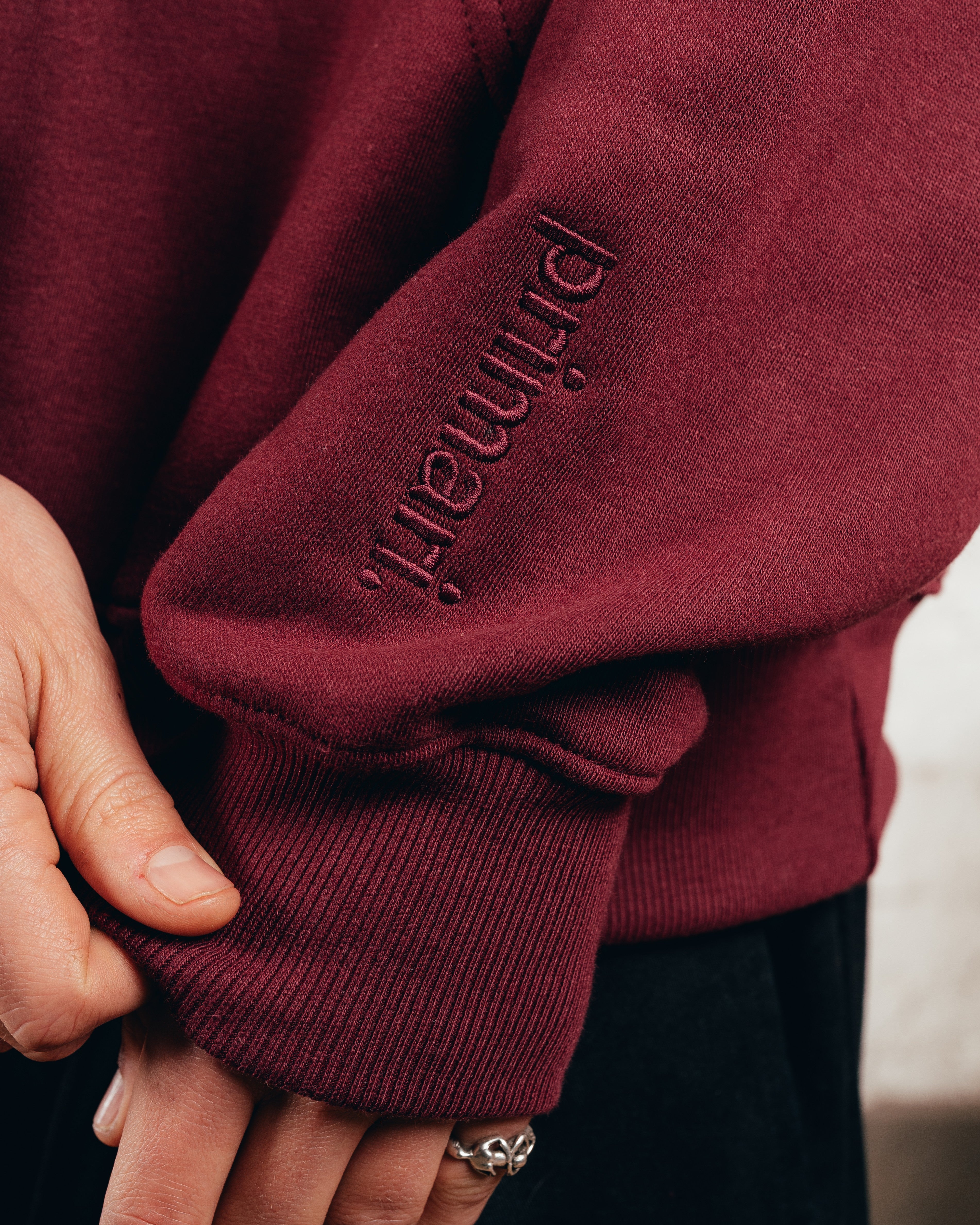HOODIE OVERISZED [ PRIMARI ] BORDO