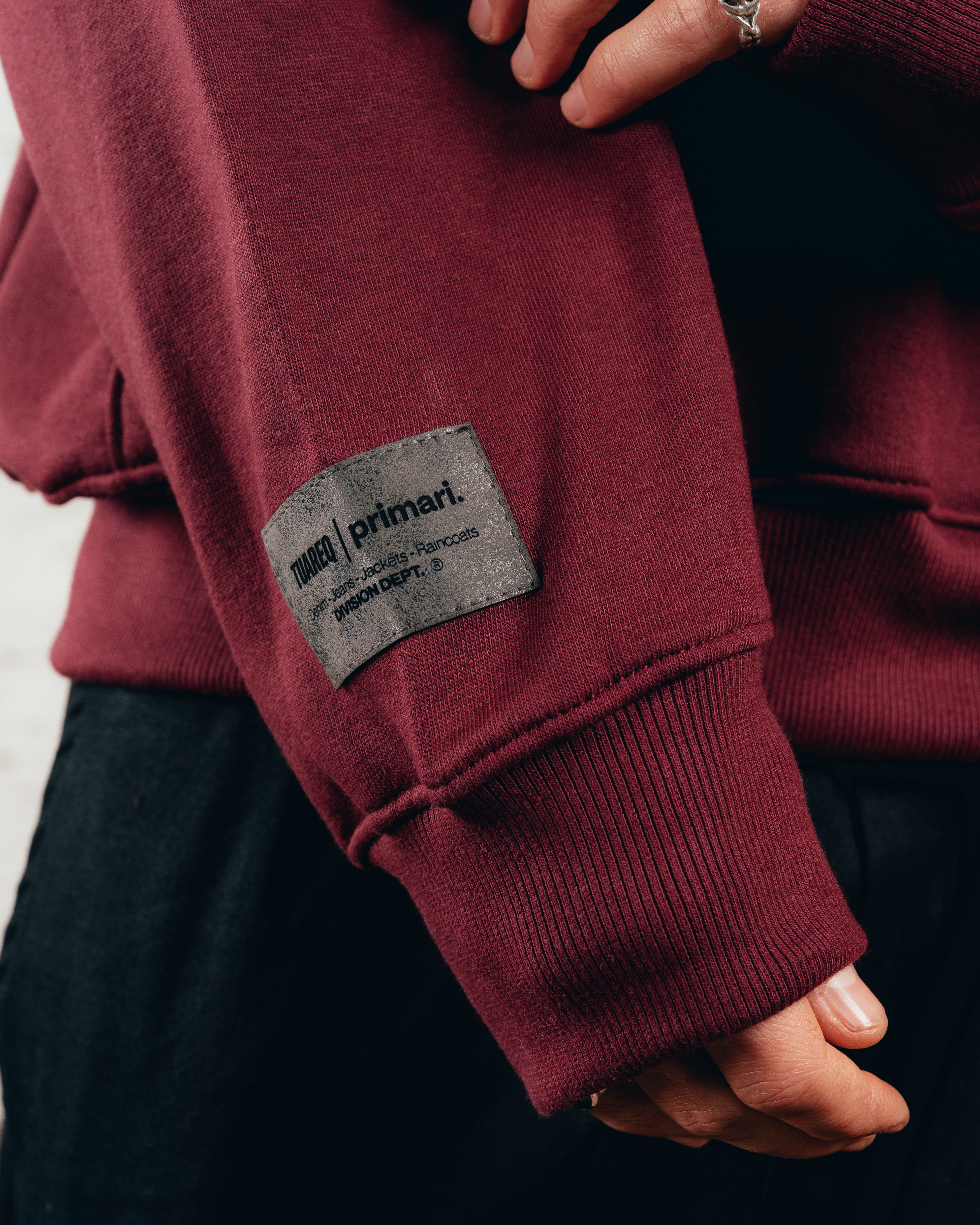 HOODIE OVERISZED [ PRIMARI ] BORDO
