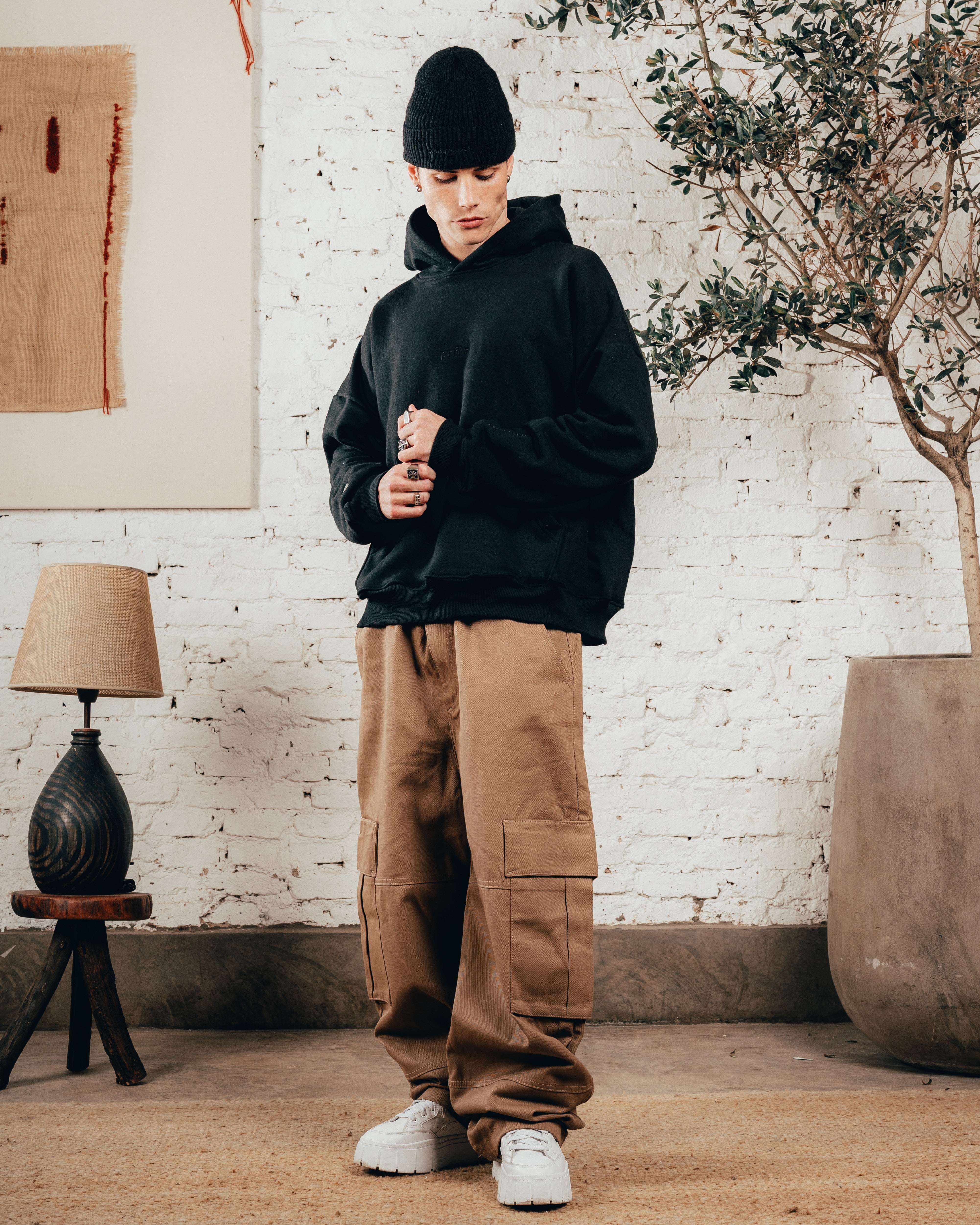 HOODIE OVERISZED [ PRIMARI ] BLACK