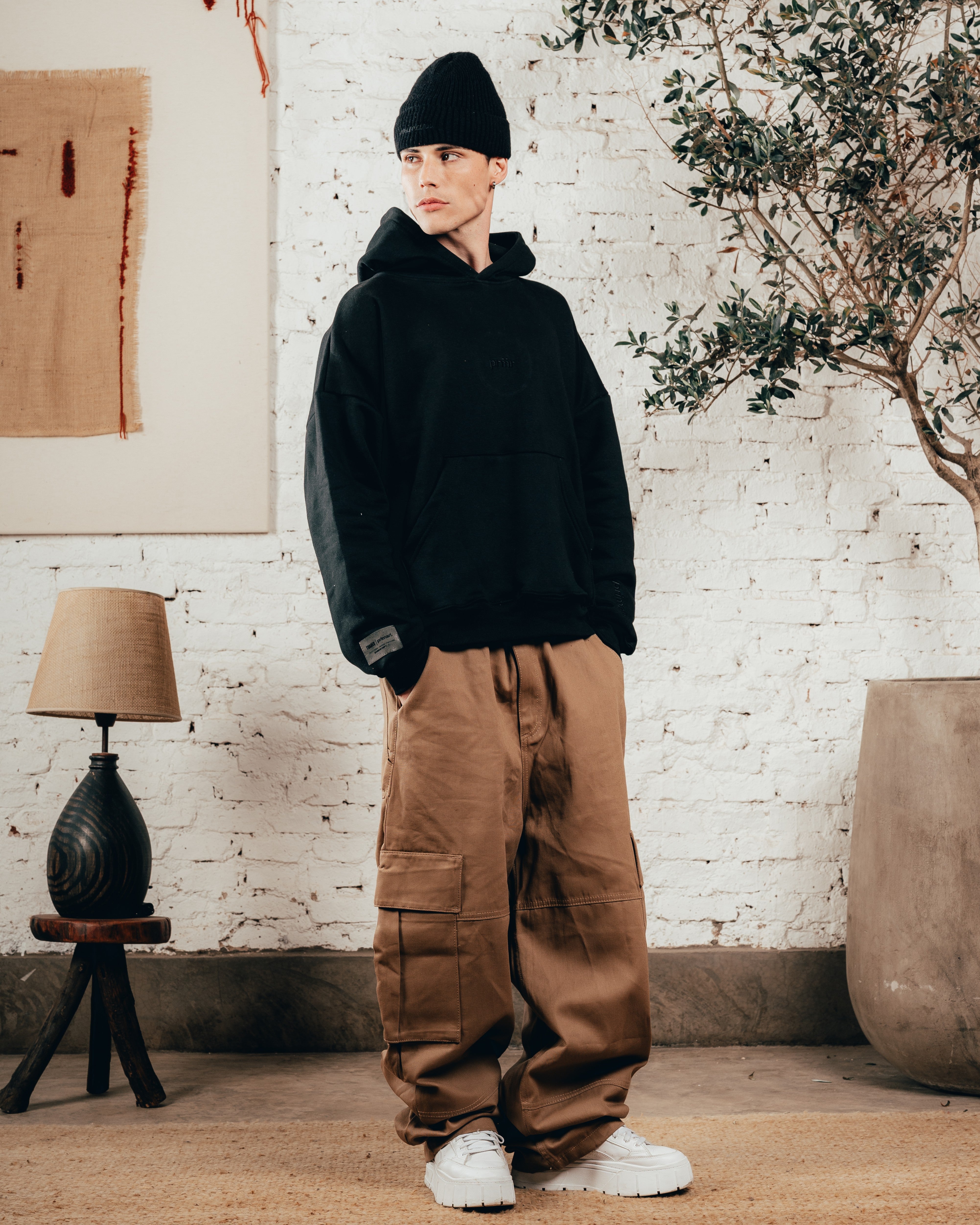 HOODIE OVERISZED [ PRIMARI ] BLACK