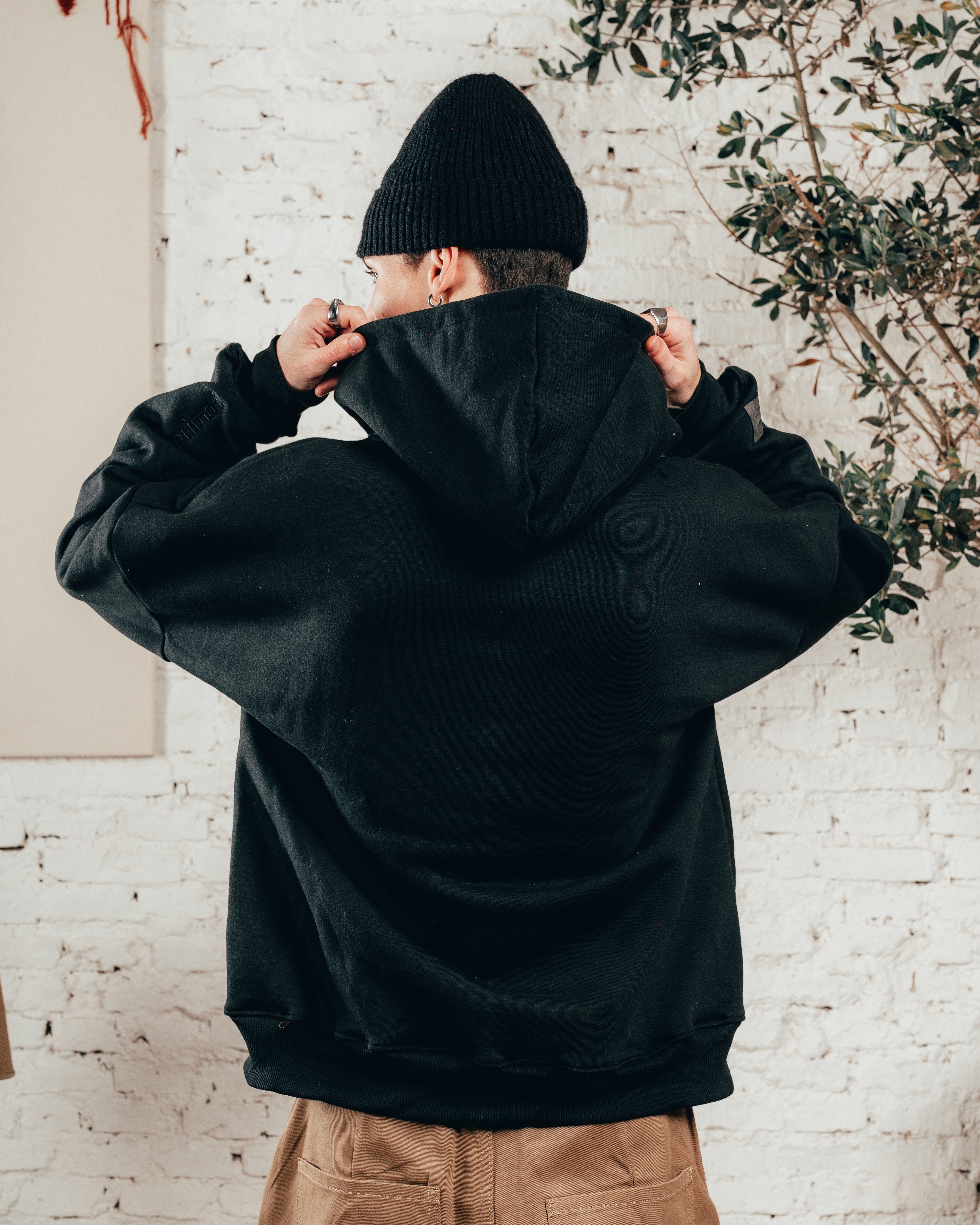 HOODIE OVERISZED [ PRIMARI ] BLACK